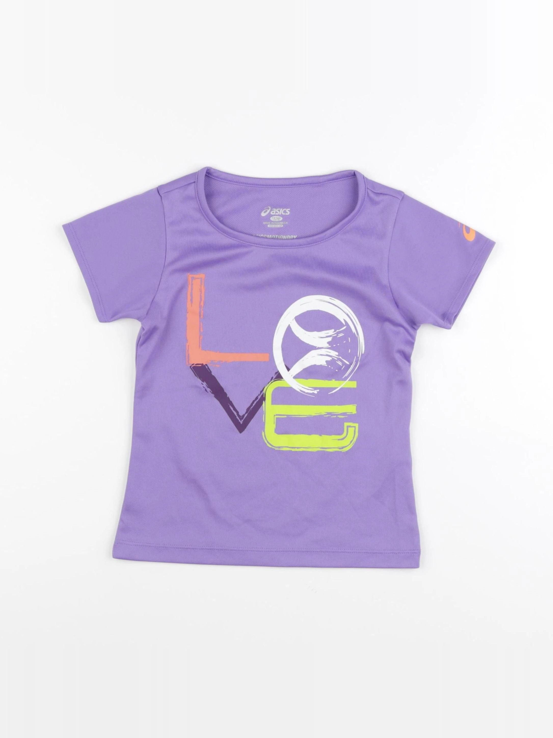 ASICS - tee-shirt de sport violet - 7/8 ans
