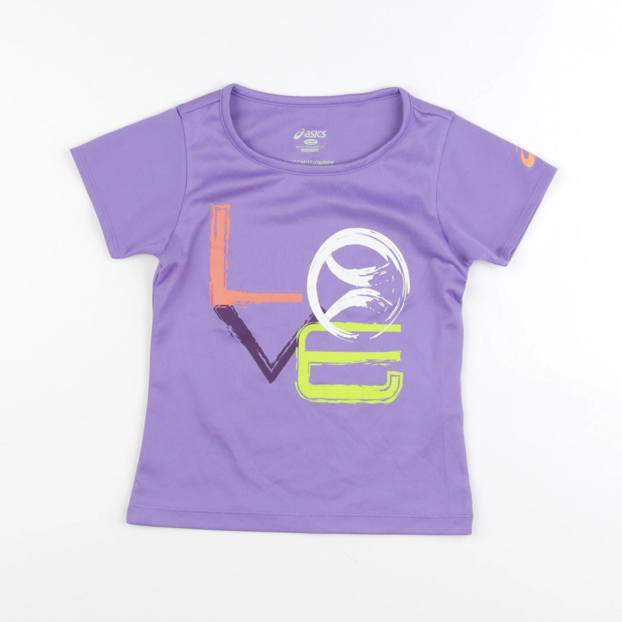 ASICS - tee-shirt de sport violet - 7/8 ans