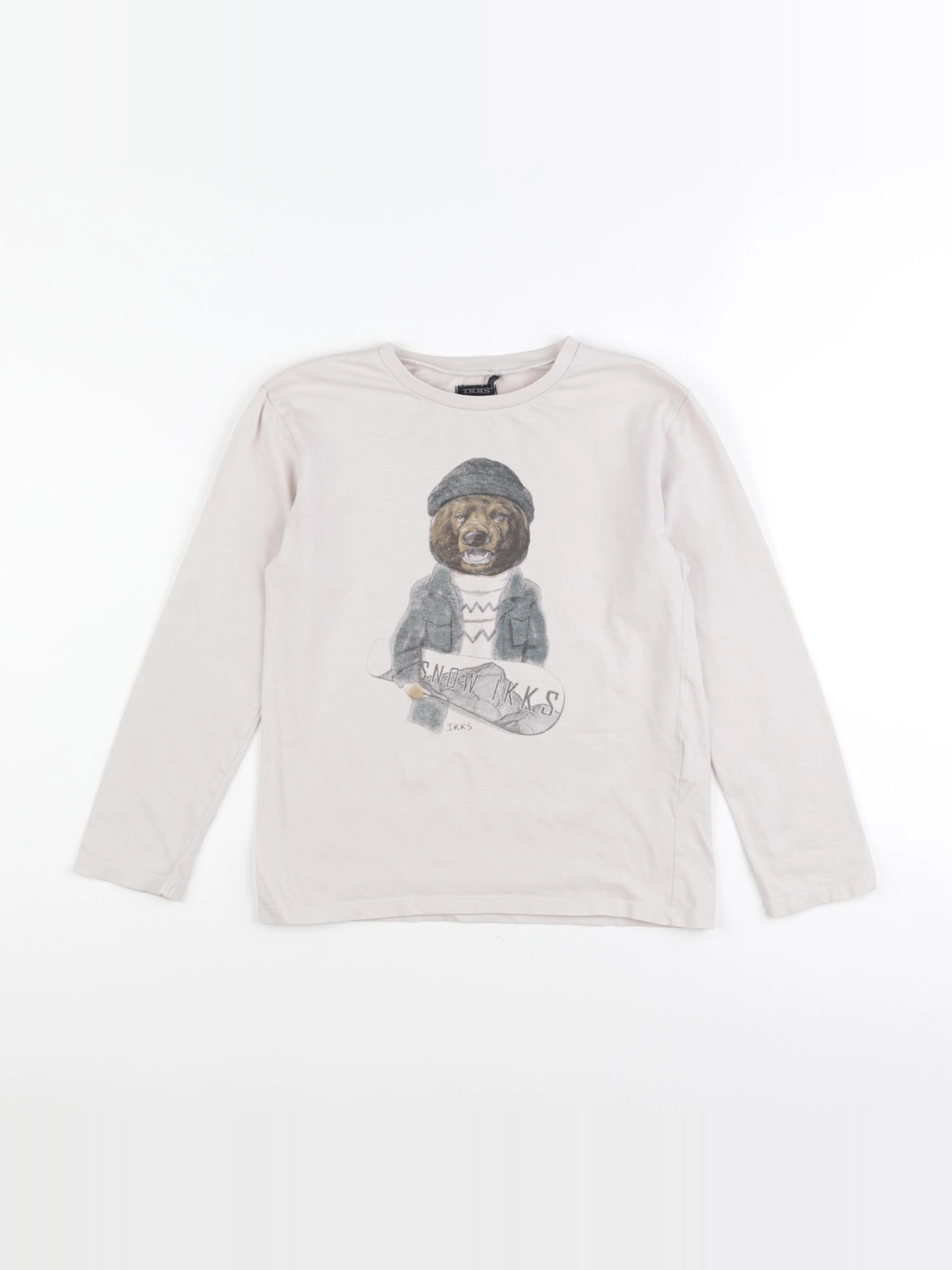 IKKS - tee-shirt rose - 8 ans