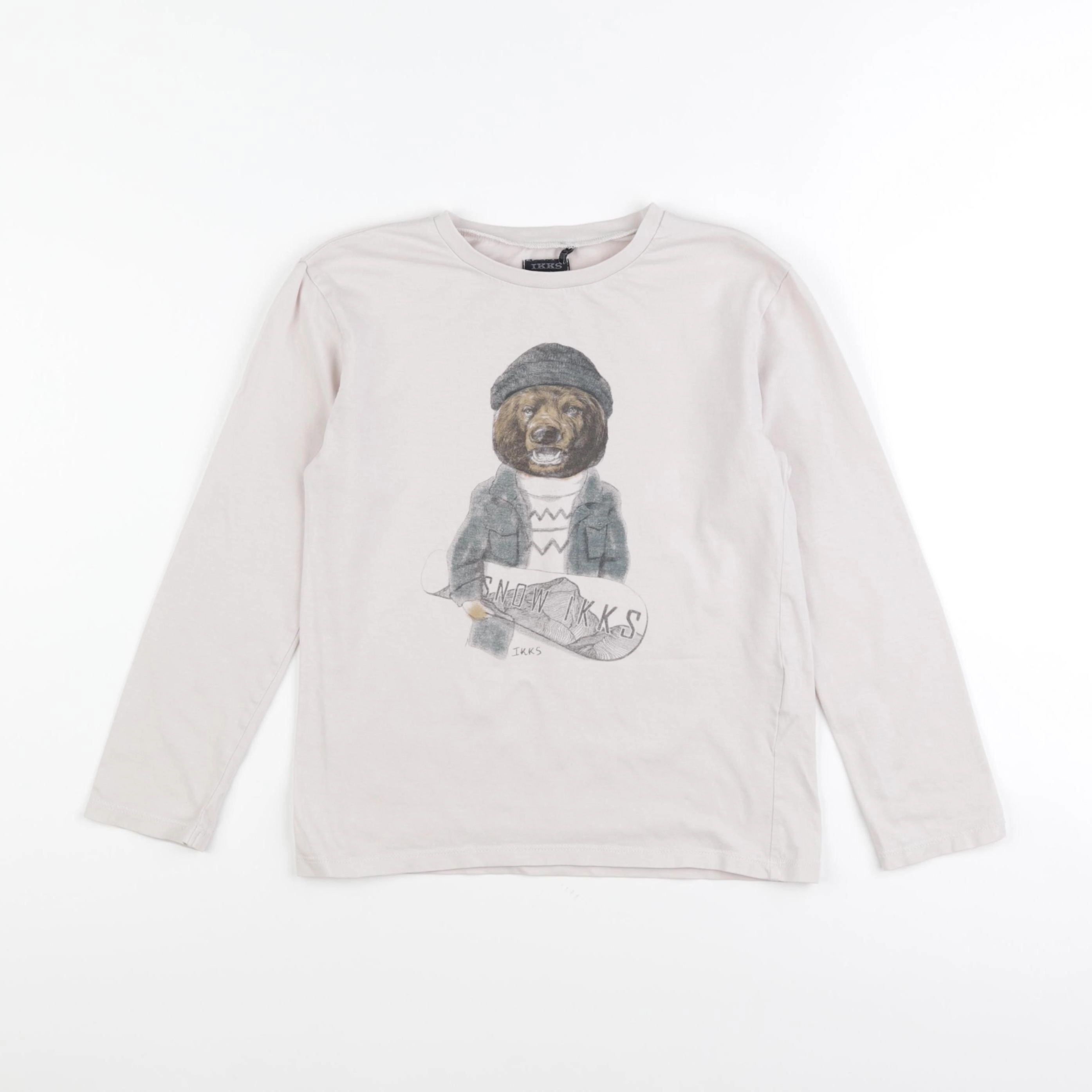 IKKS - tee-shirt rose - 8 ans