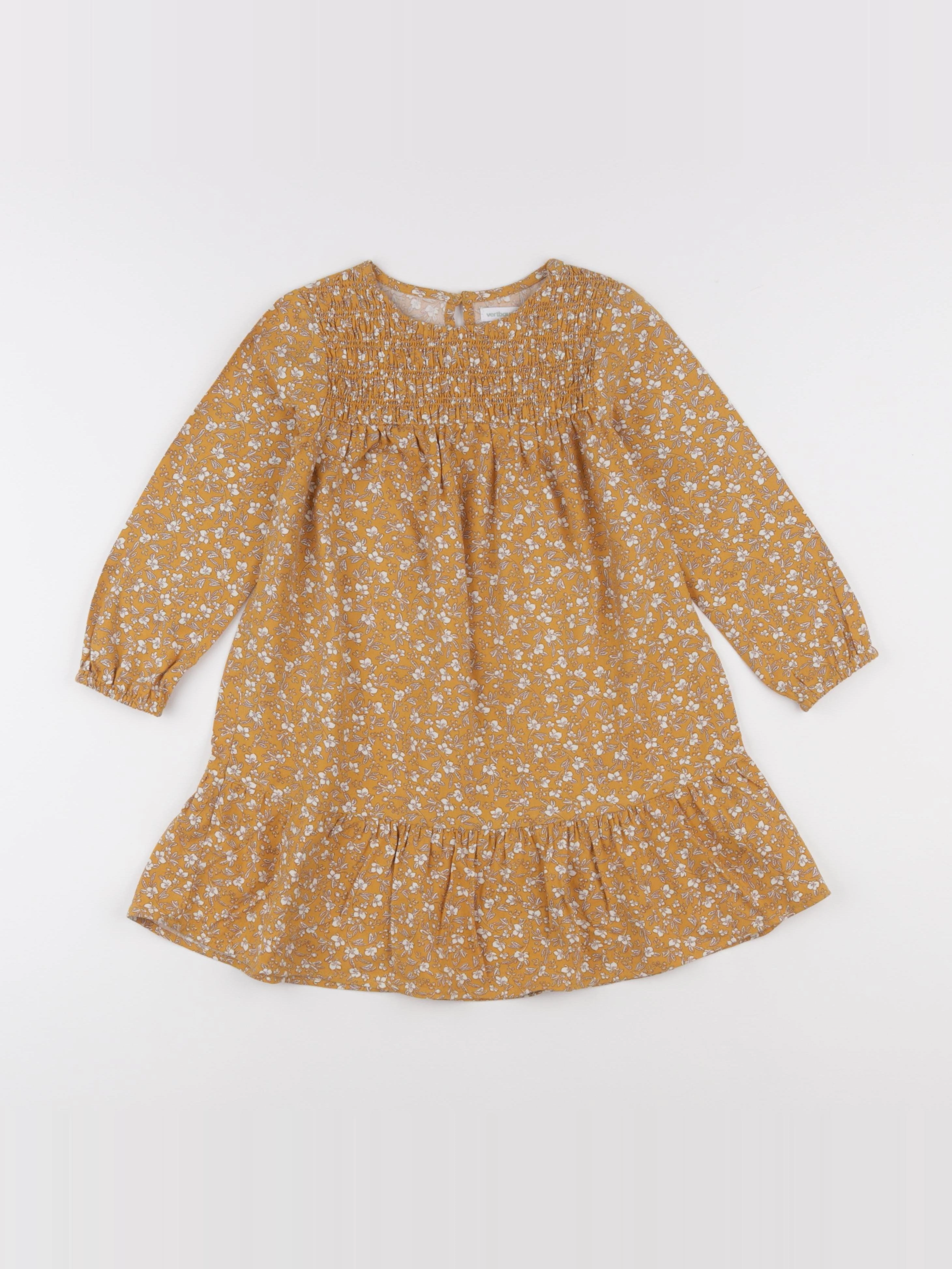 Vertbaudet - robe jaune - 4 ans
