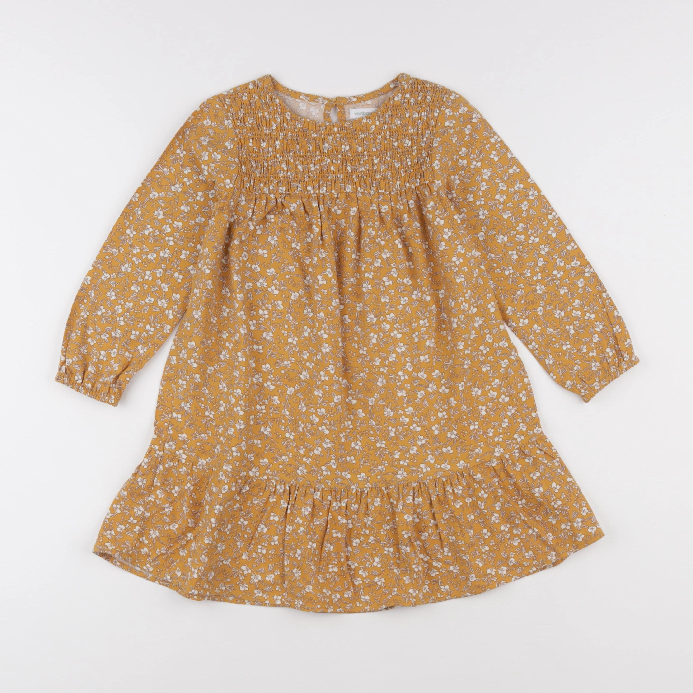 Vertbaudet - robe jaune - 4 ans