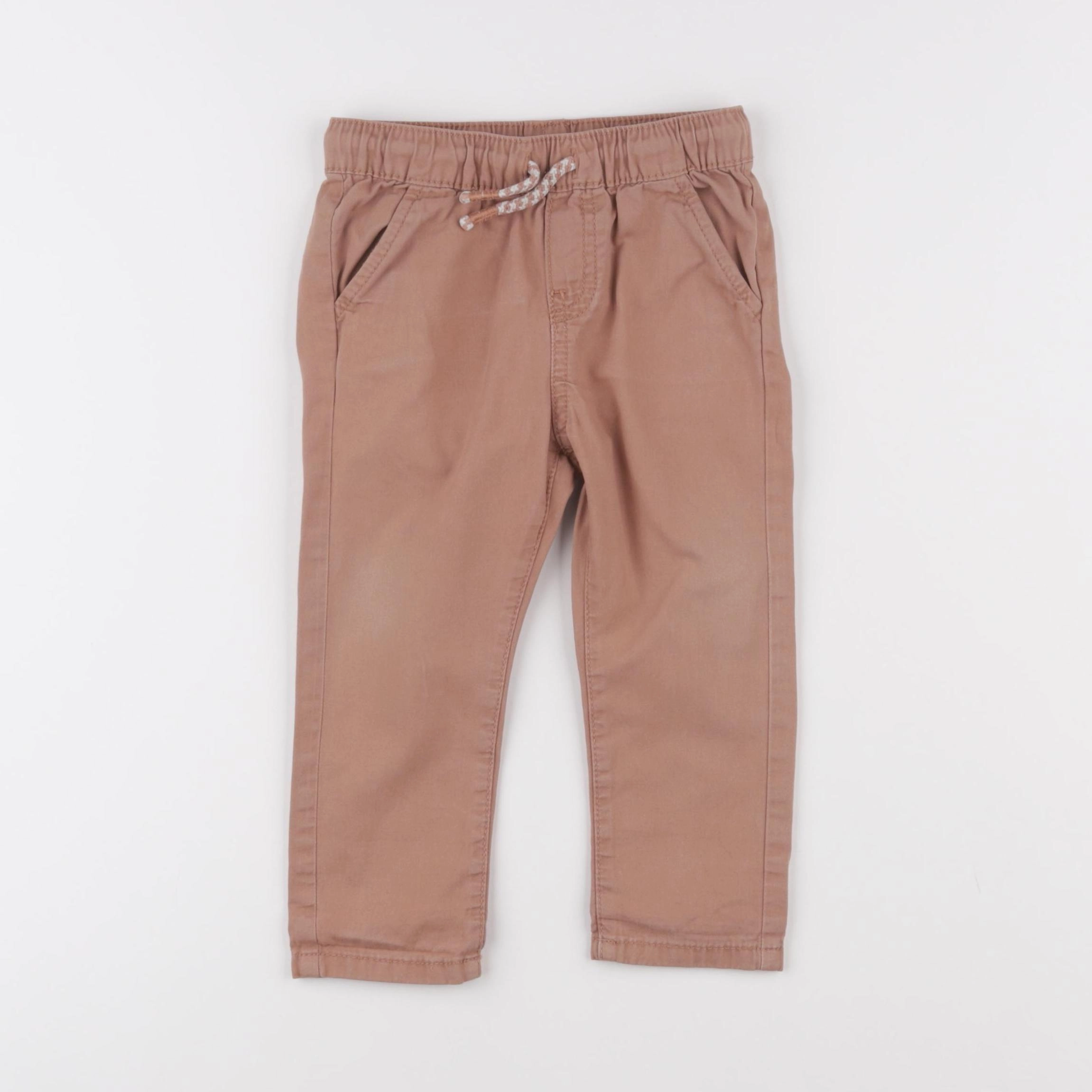 Vertbaudet - pantalon marron - 18 mois