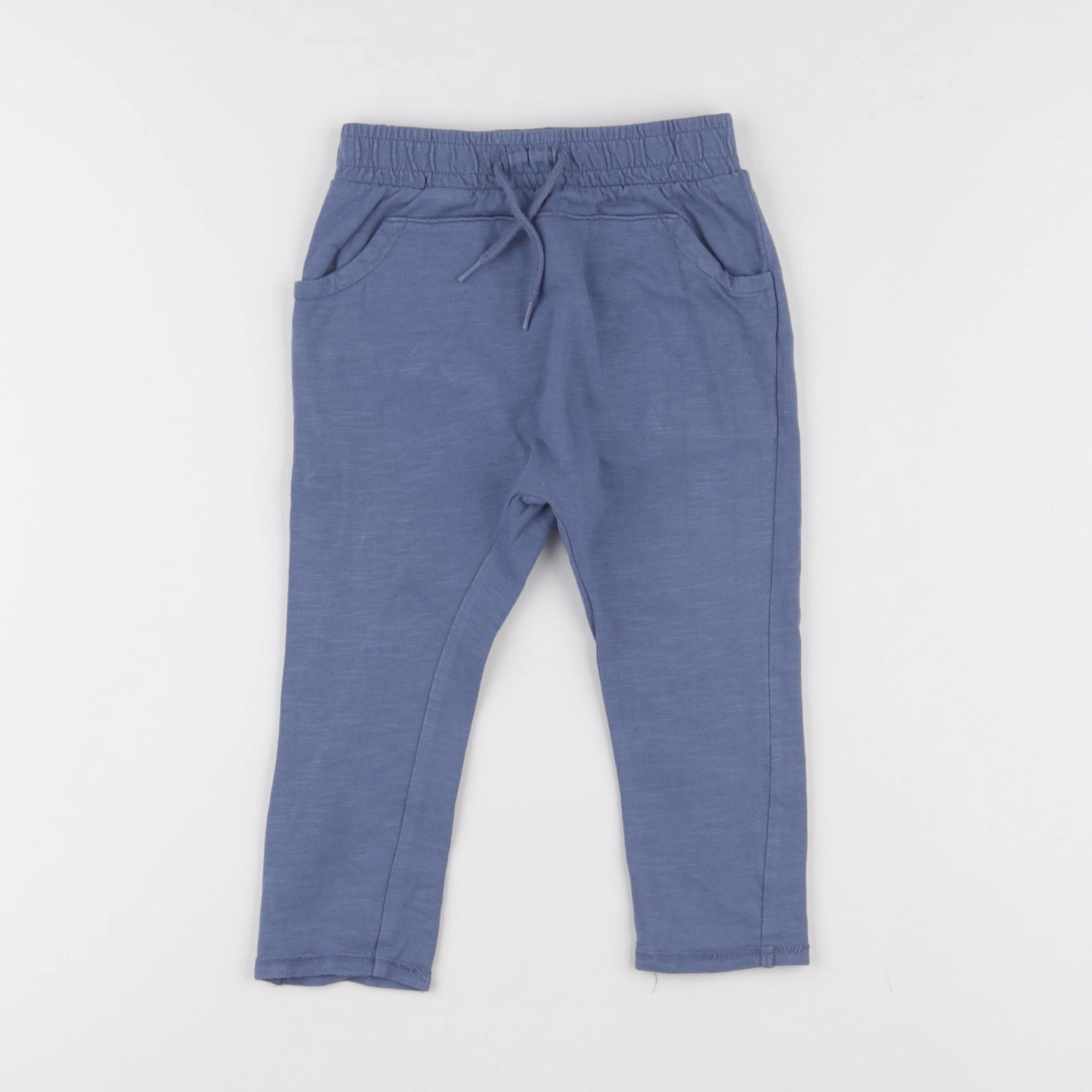 Vertbaudet - sarouel bleu - 18 mois