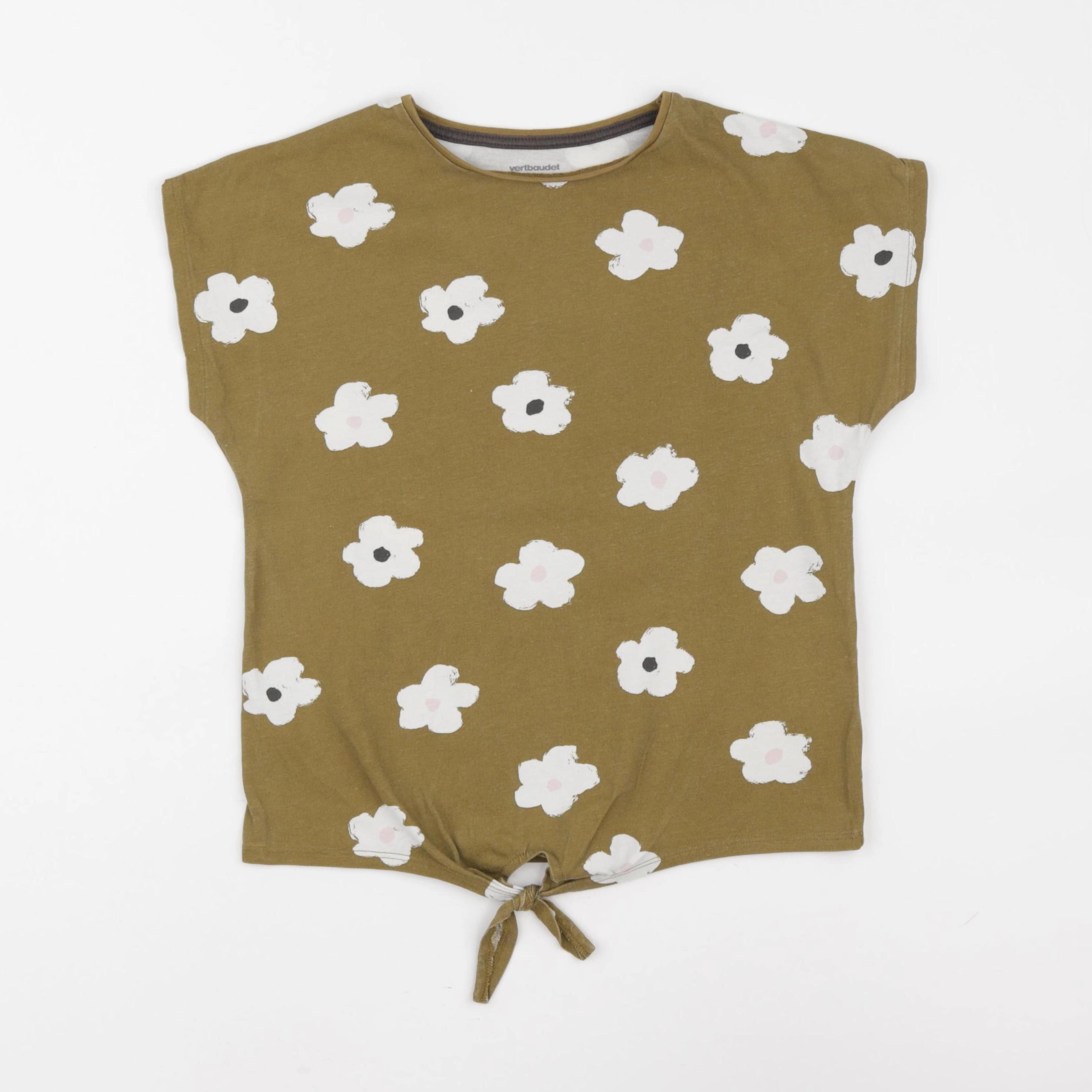 Vertbaudet - tee-shirt vert - 8 ans