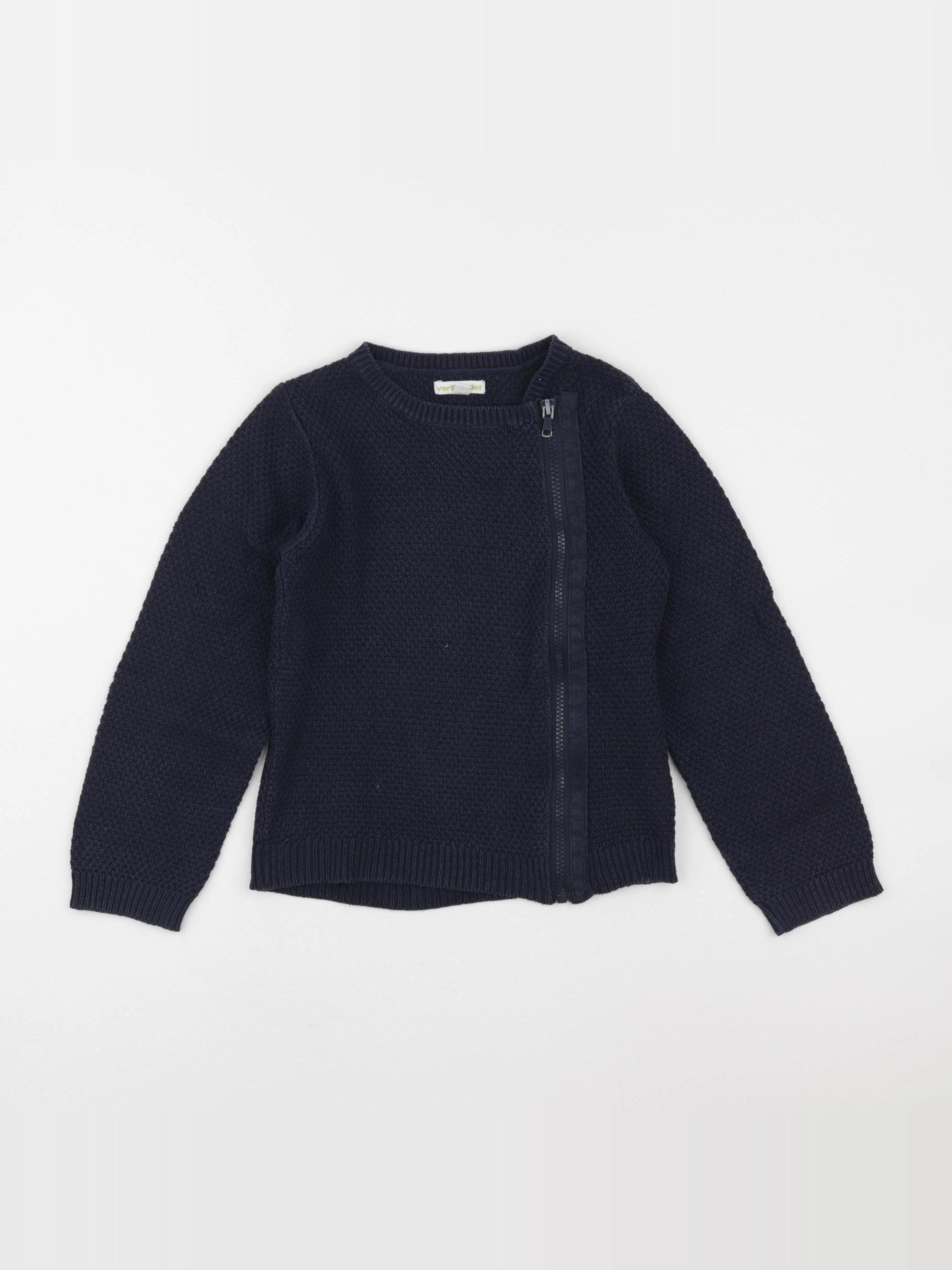 Vertbaudet - gilet bleu - 8 ans