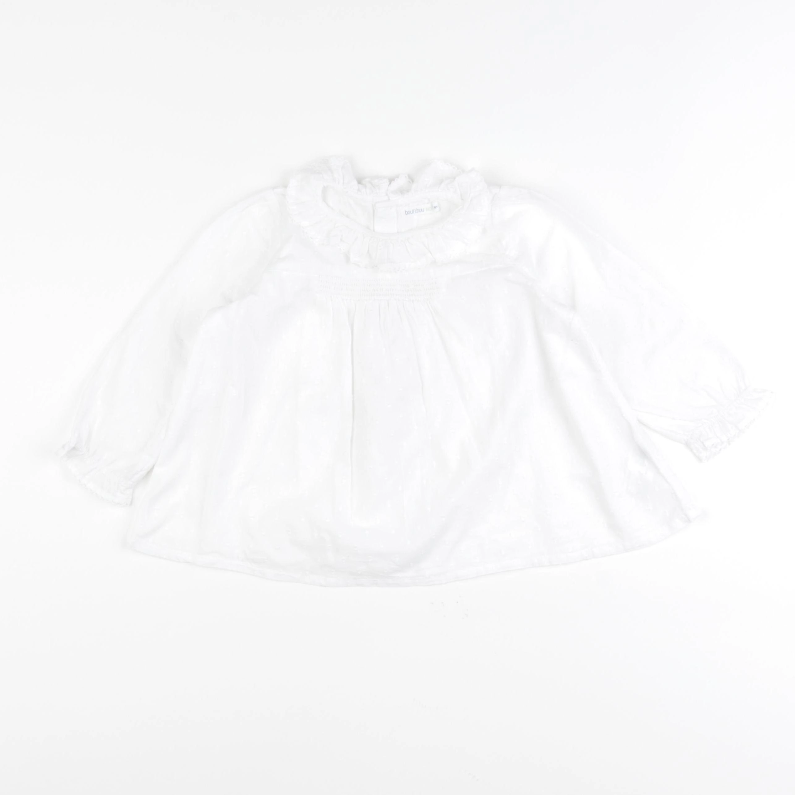 Boutchou - blouse blanc - 24 mois
