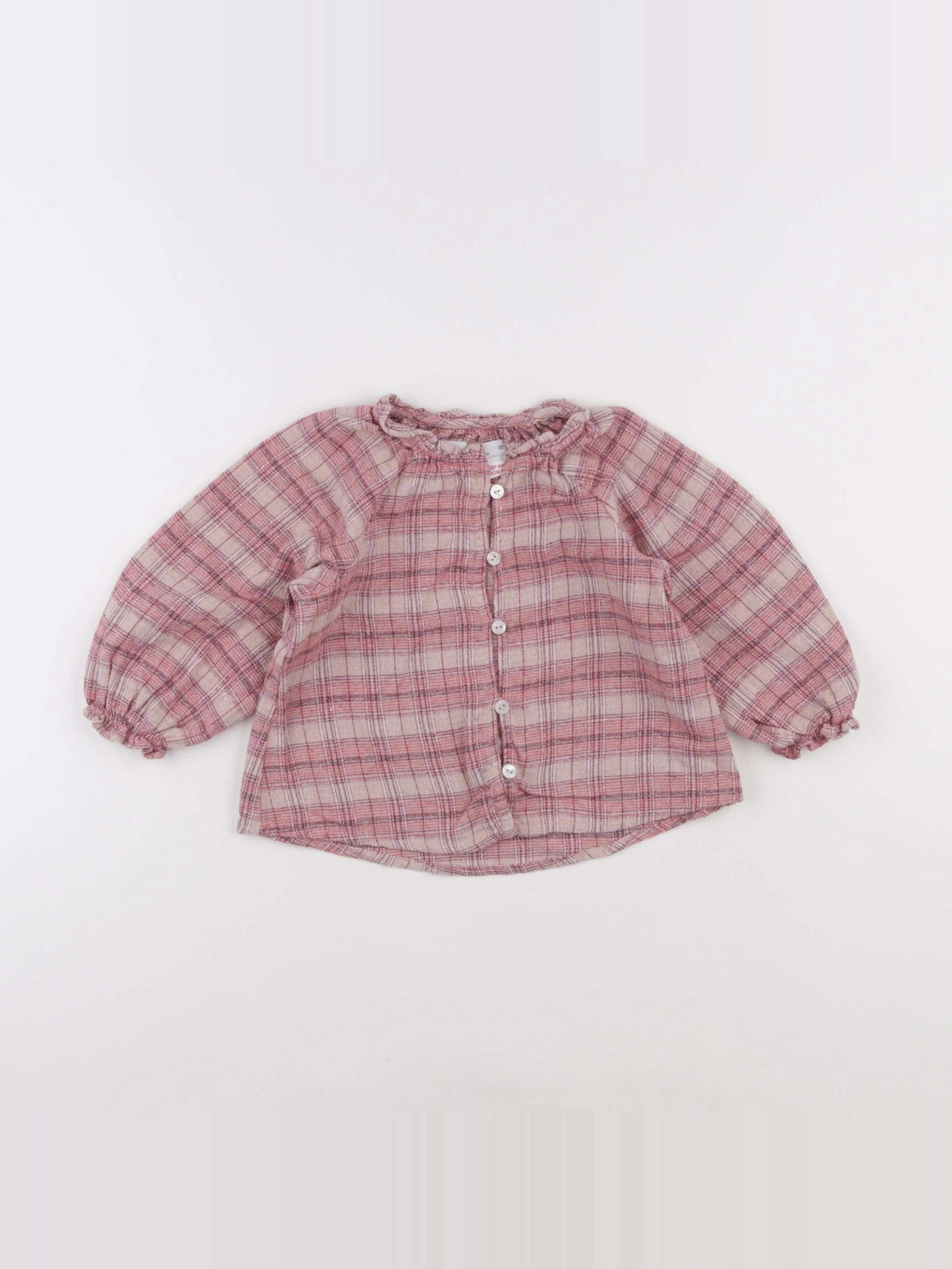 Zara - blouse rose - 3 ans