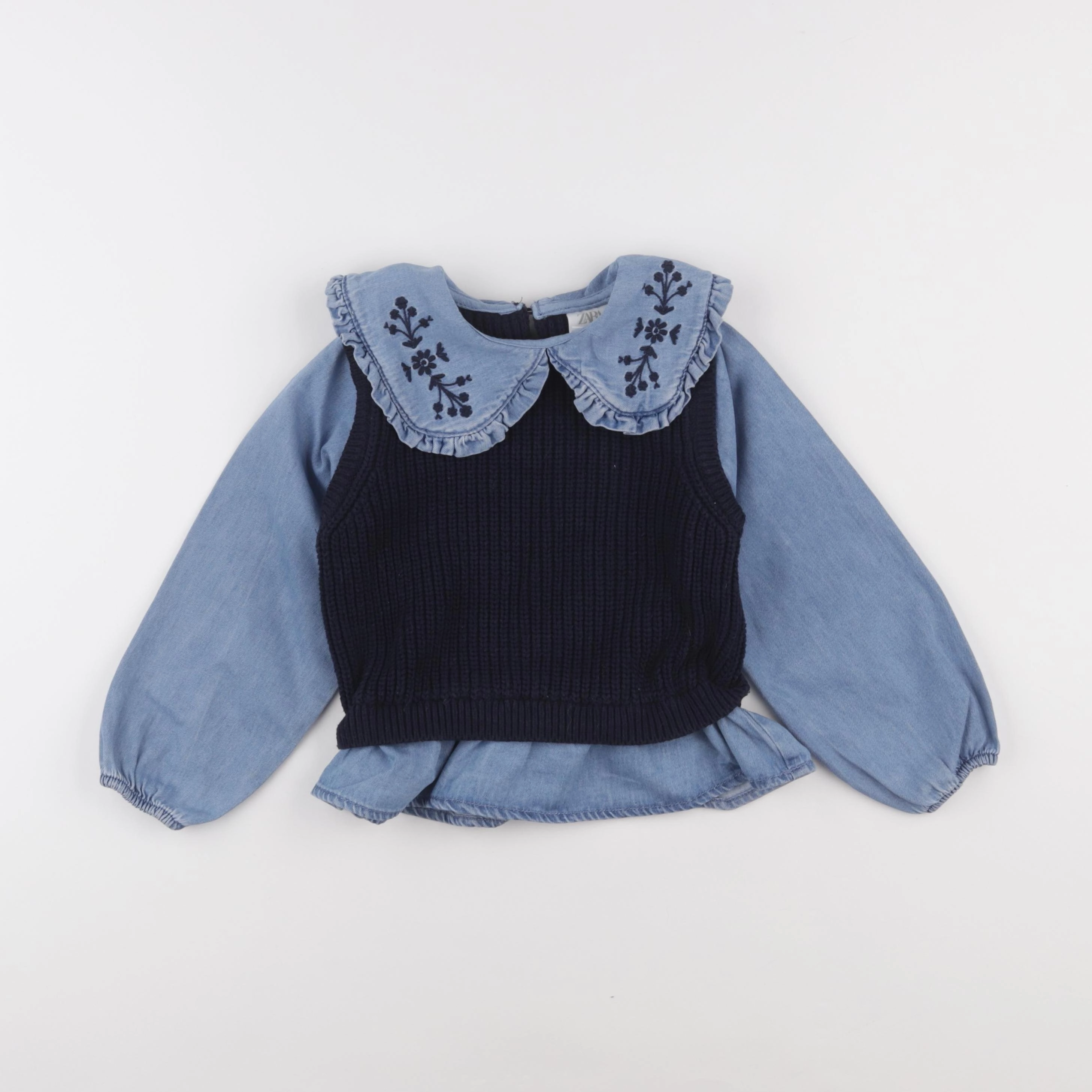 Zara - pull bleu - 4 ans