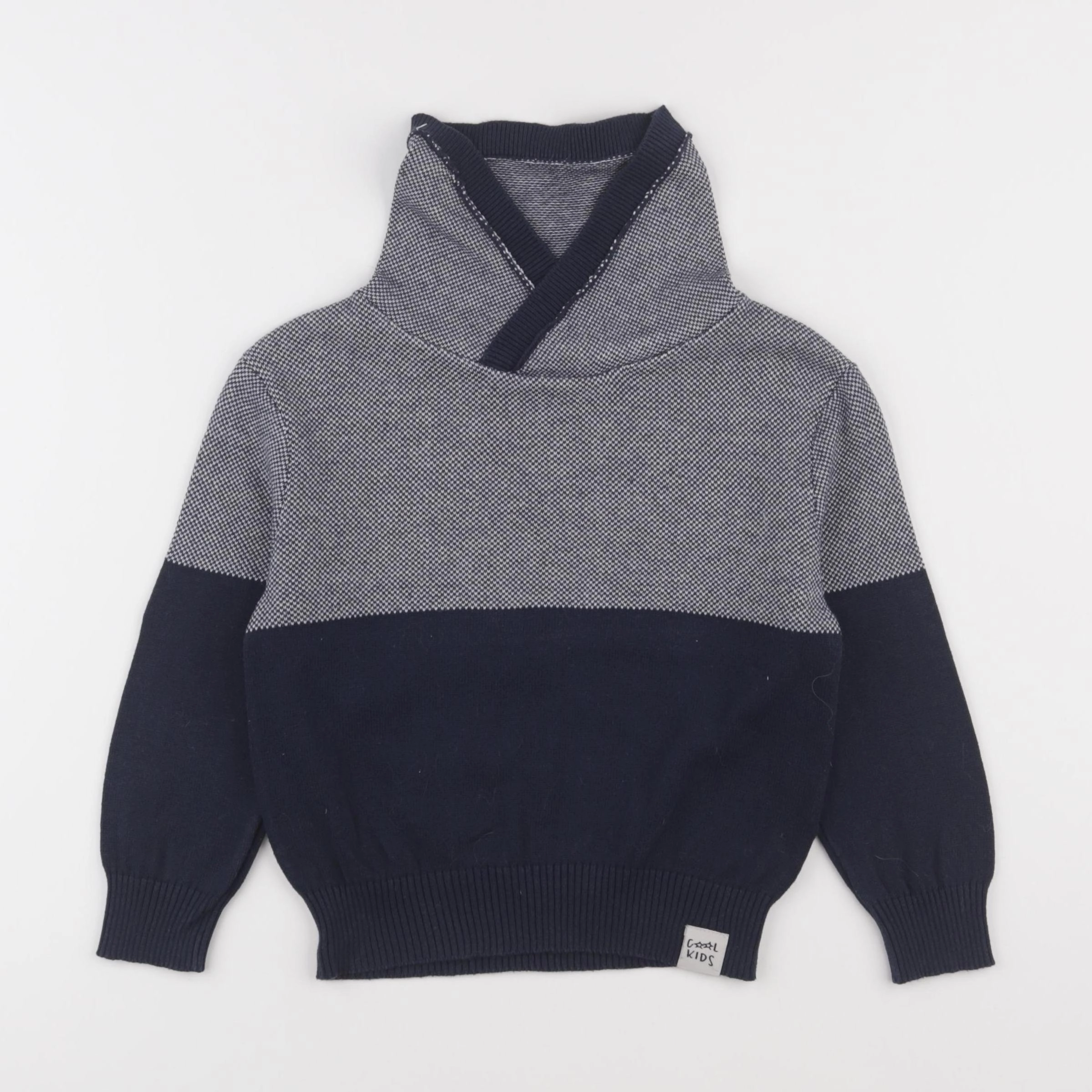Vertbaudet - pull bleu - 5 ans