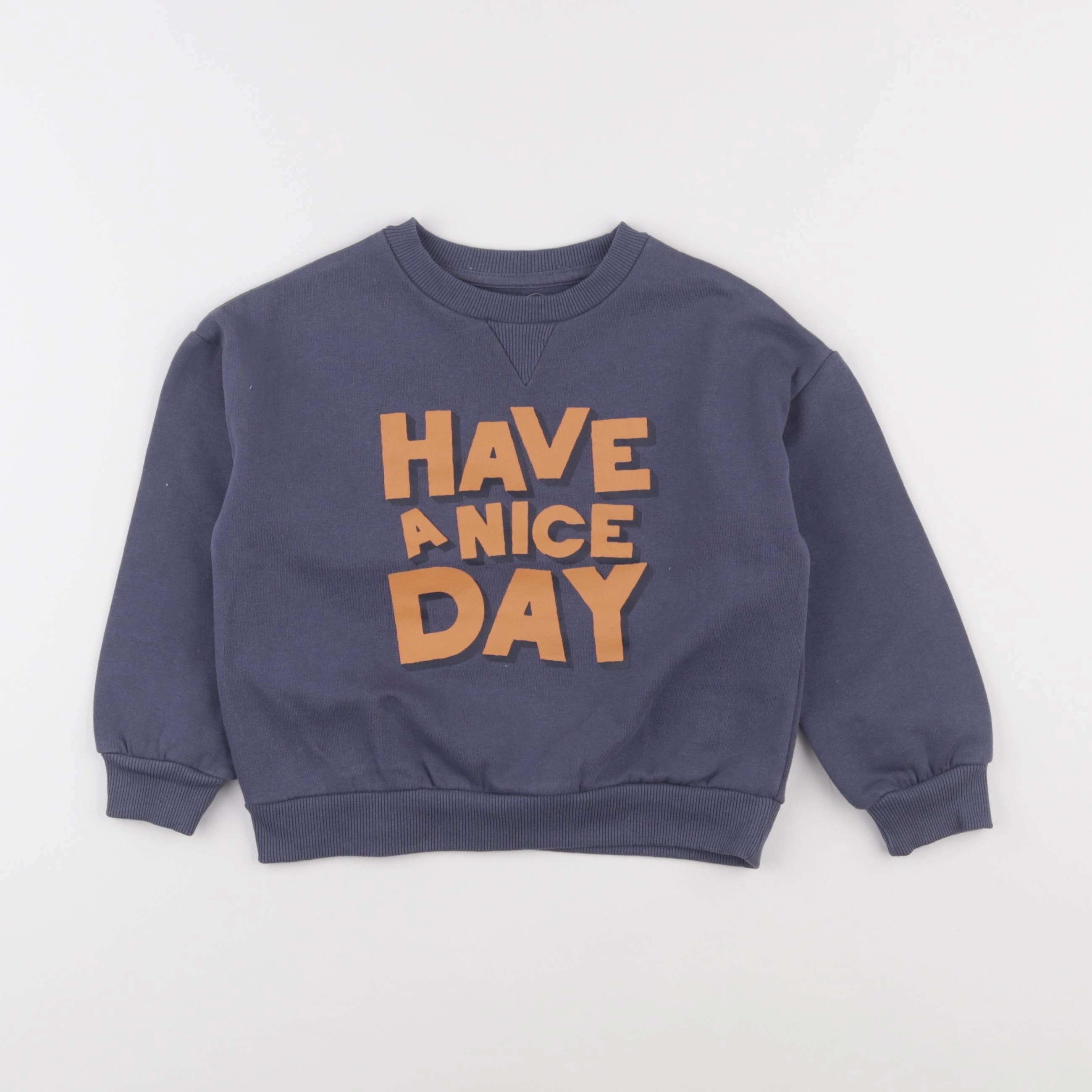 Vertbaudet - sweat bleu - 4 ans