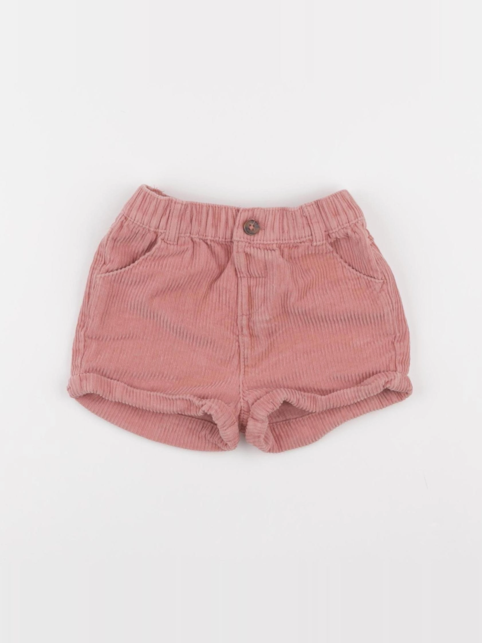 Vertbaudet - short rose - 12 mois