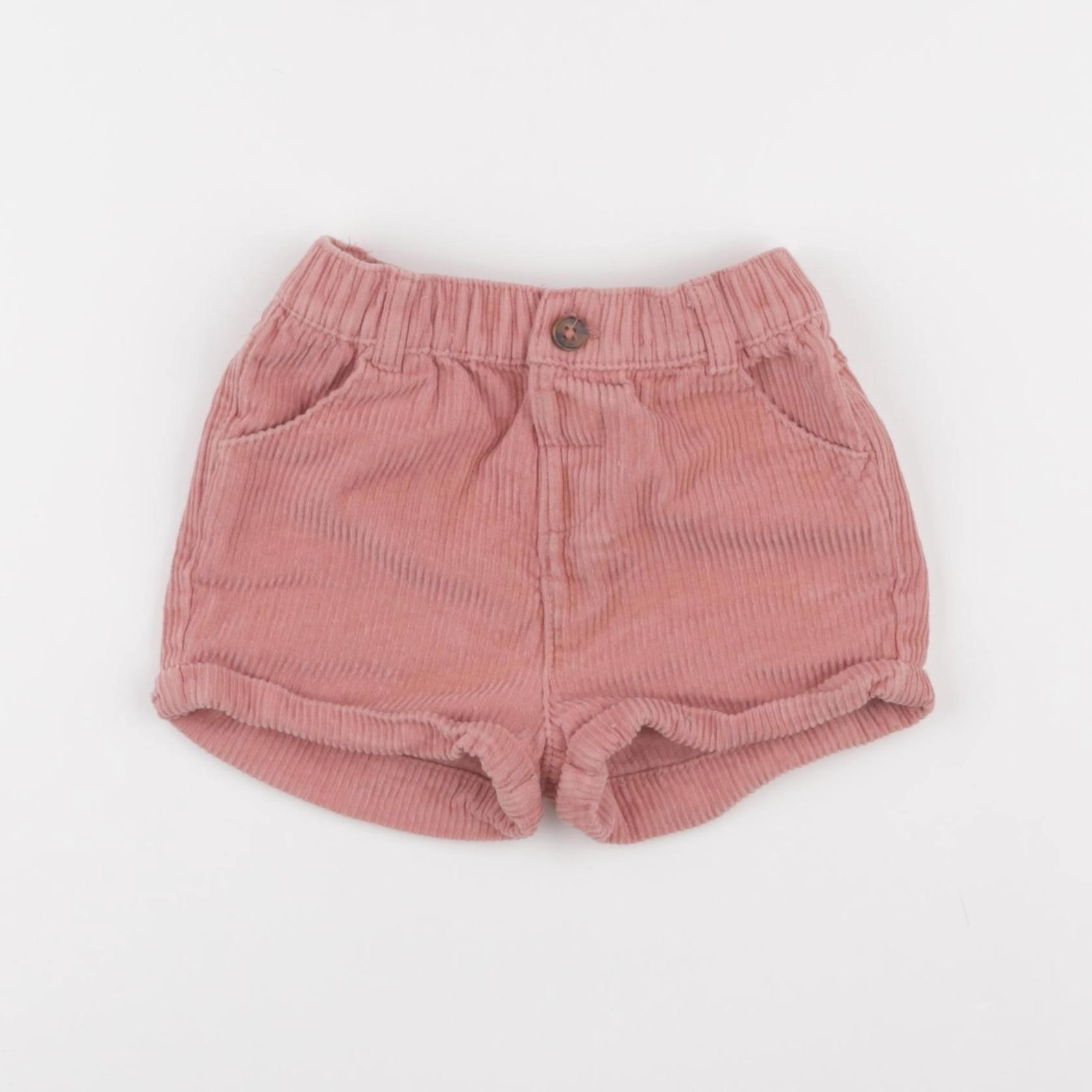 Vertbaudet - short rose - 12 mois