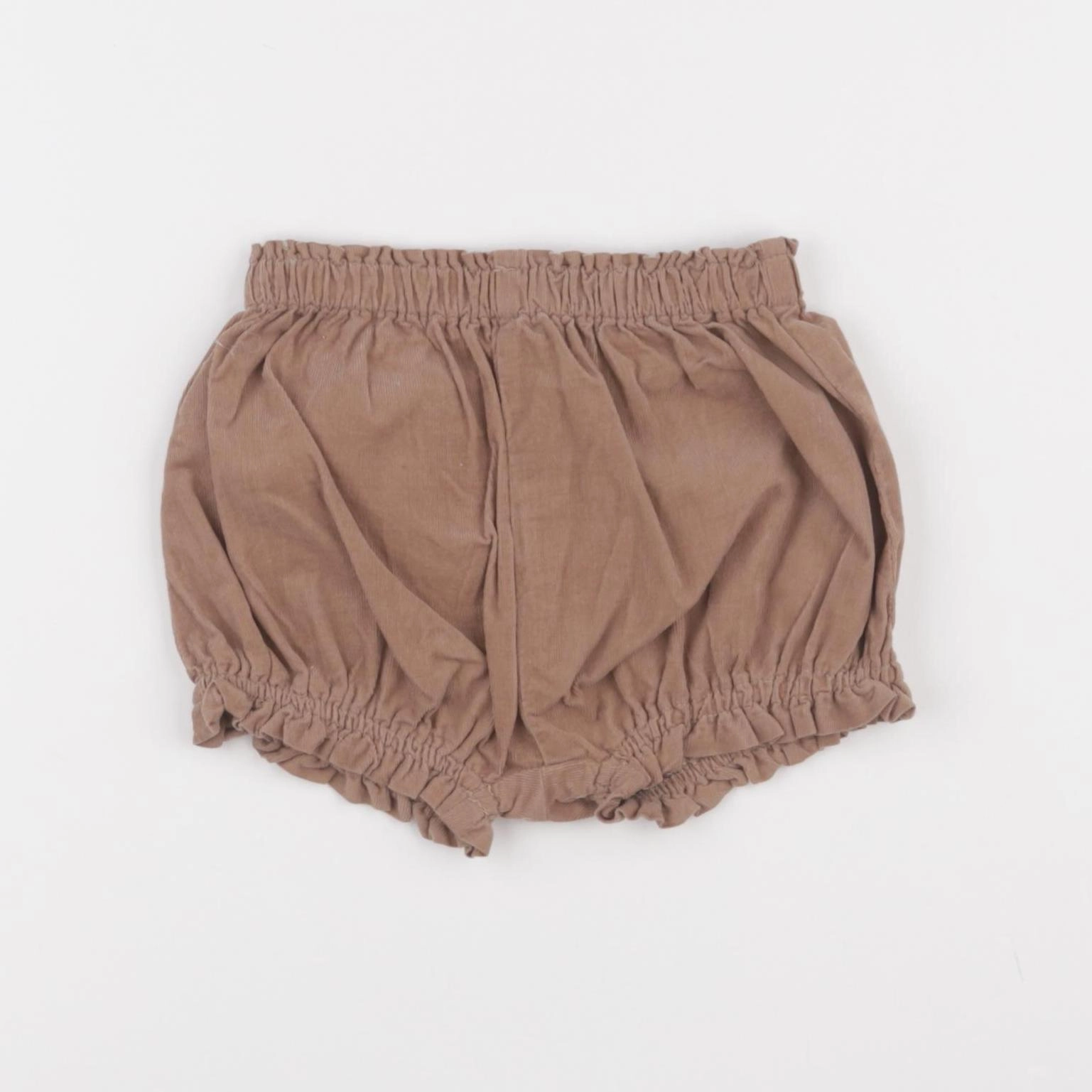 Vertbaudet - short marron - 12 mois