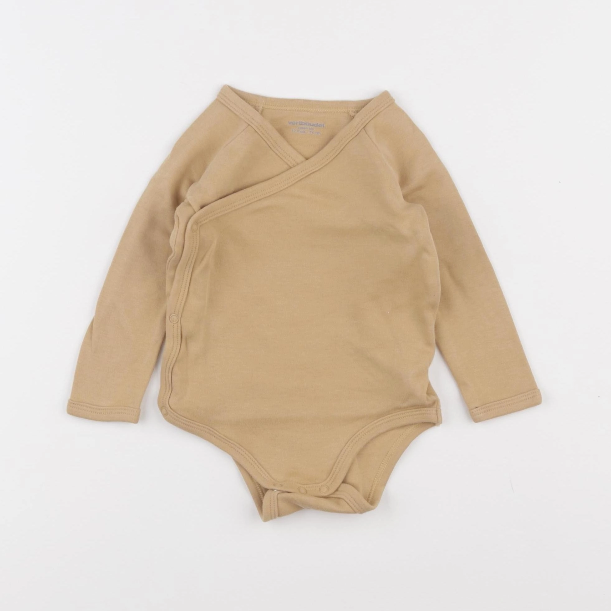 Vertbaudet - body jaune - 12 mois