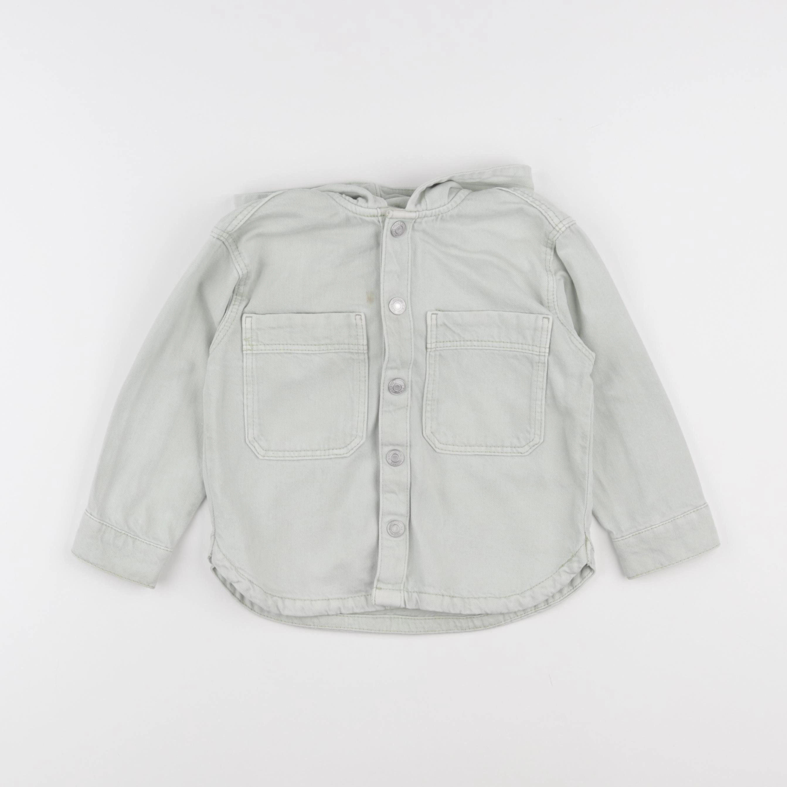 Zara - chemise vert - 2/3 ans