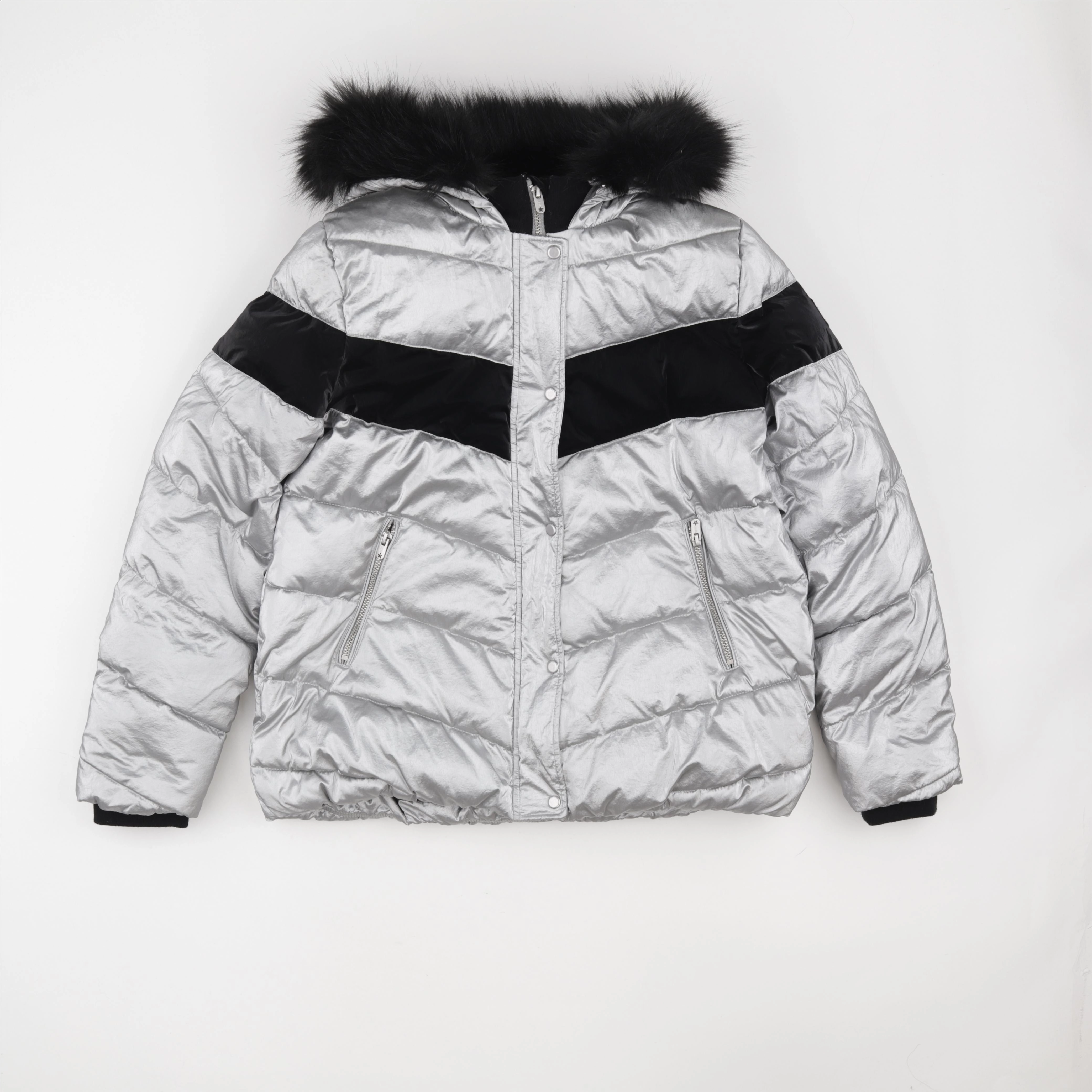 IKKS - doudoune argent - 14 ans