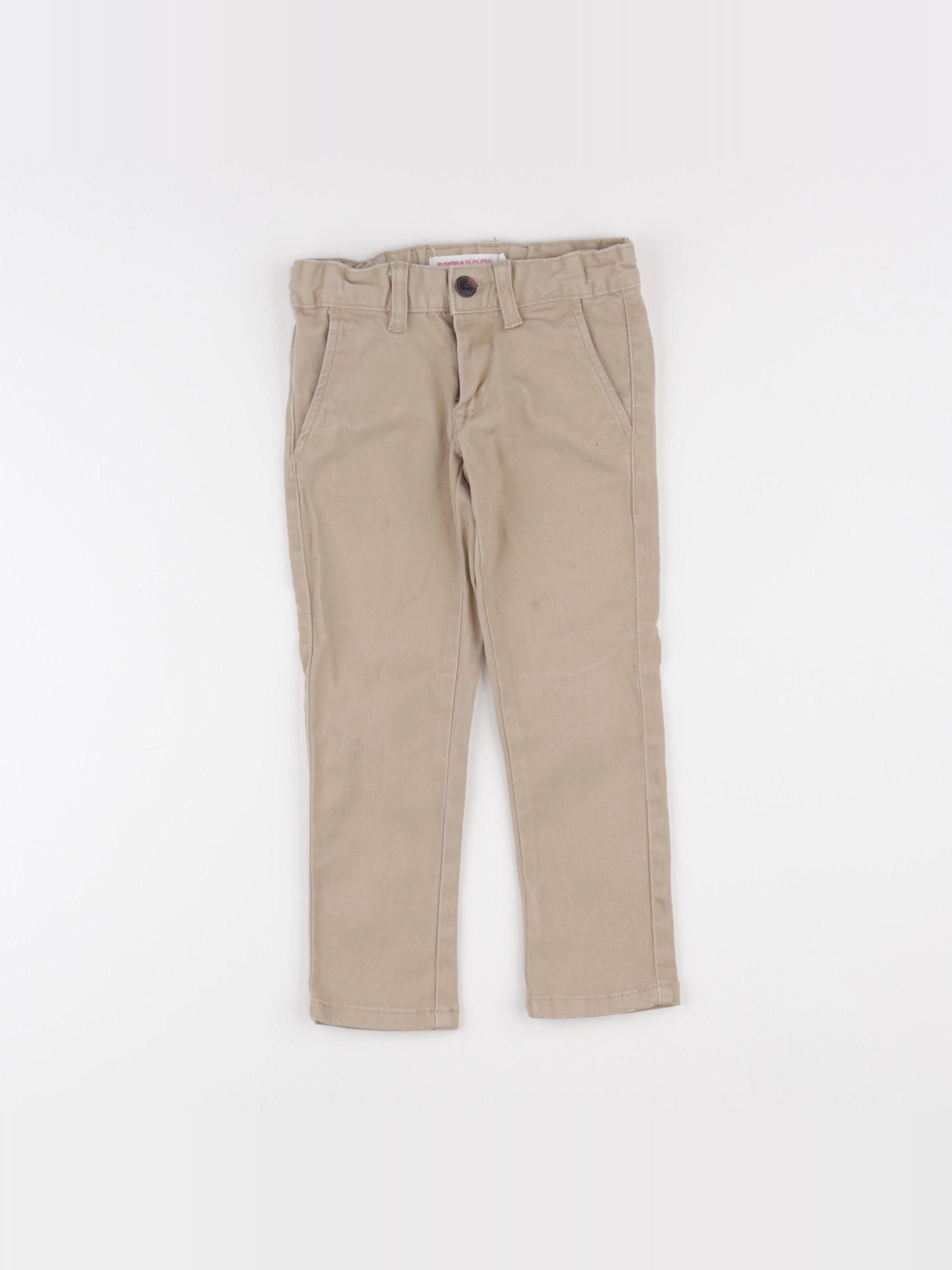 Monoprix - pantalon beige - 3 ans
