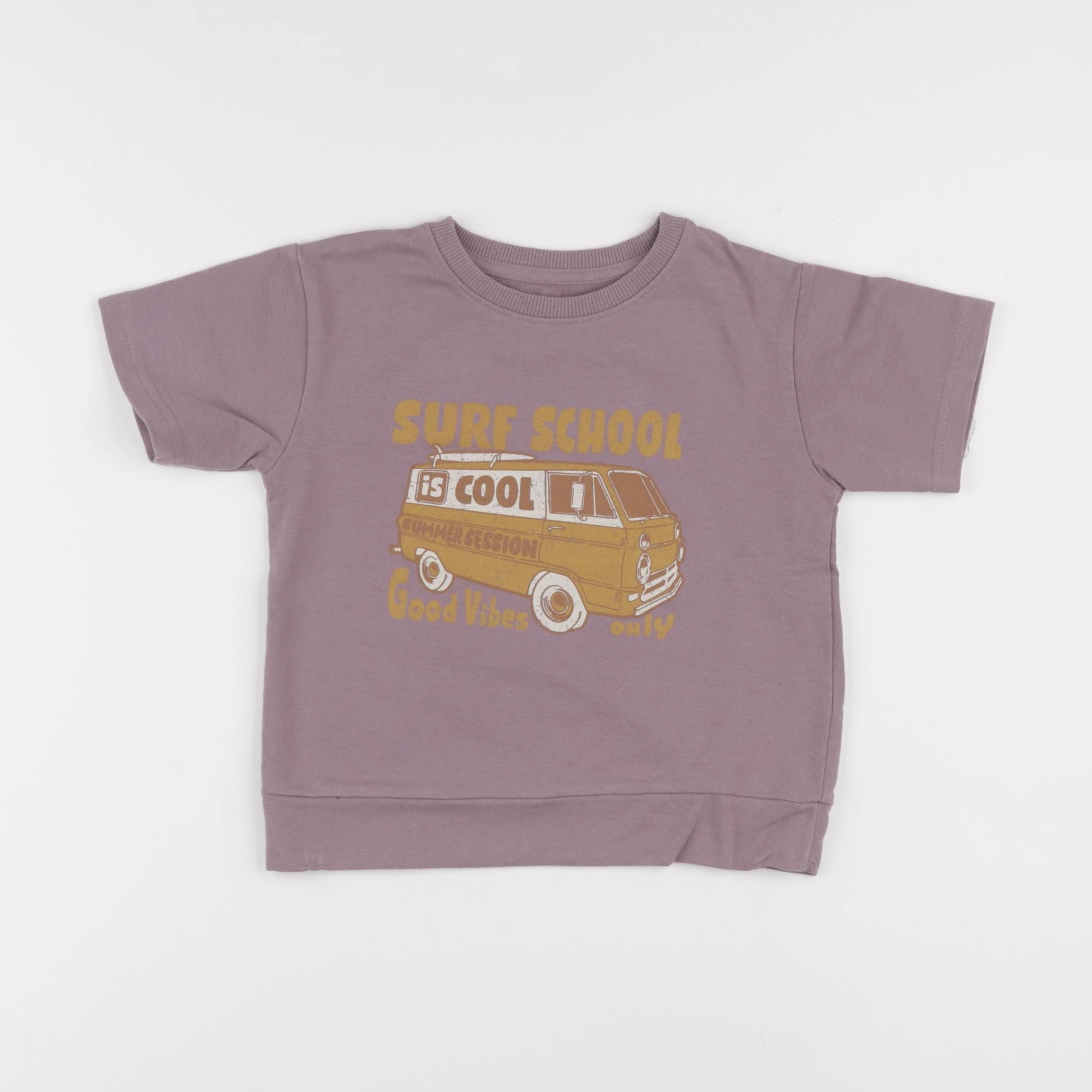 Vertbaudet - sweat violet - 4 ans