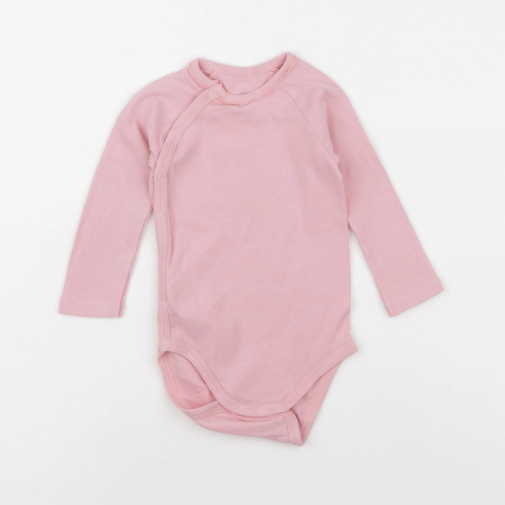 Petit Bateau - body rose - 12 mois