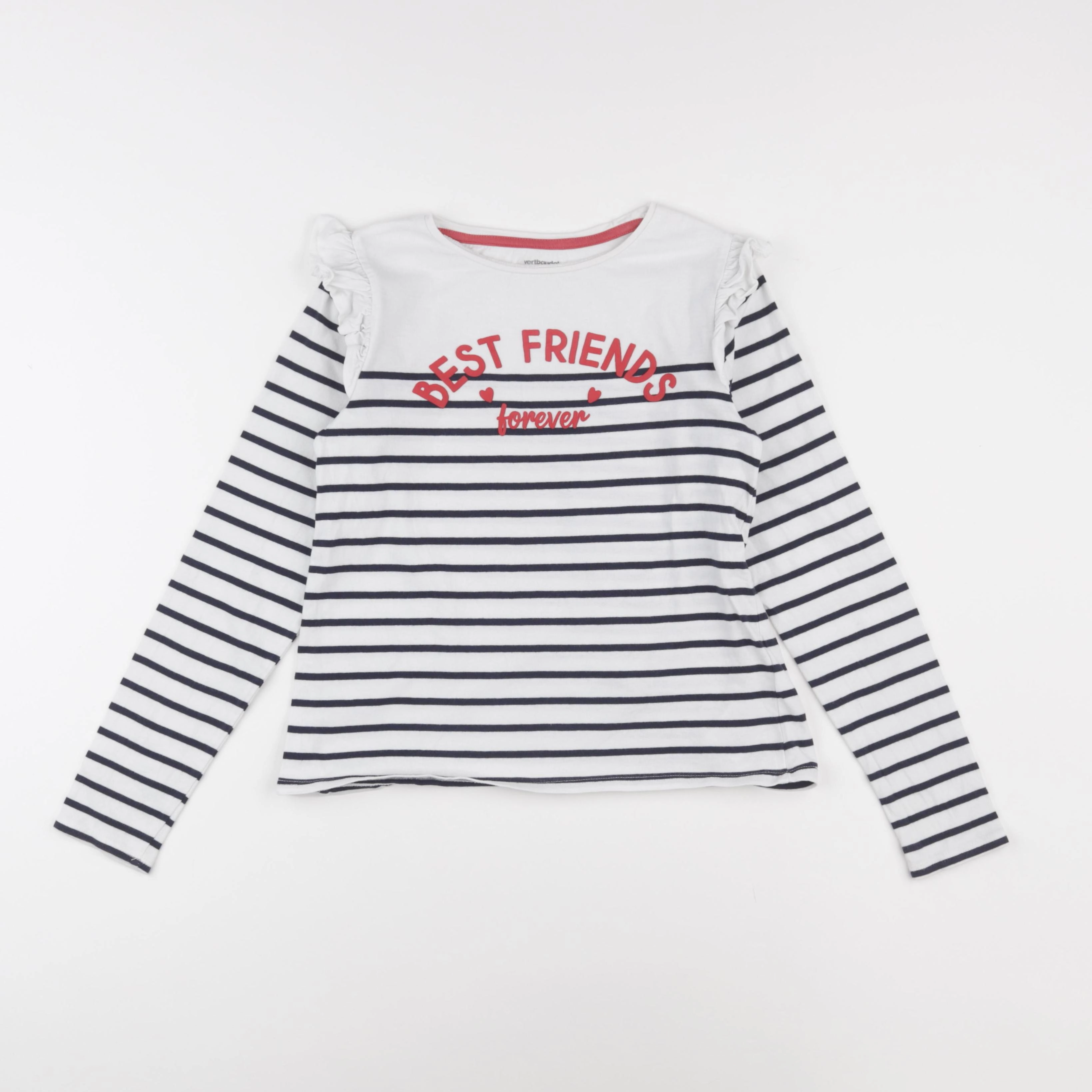 Vertbaudet - tee-shirt blanc - 10 ans