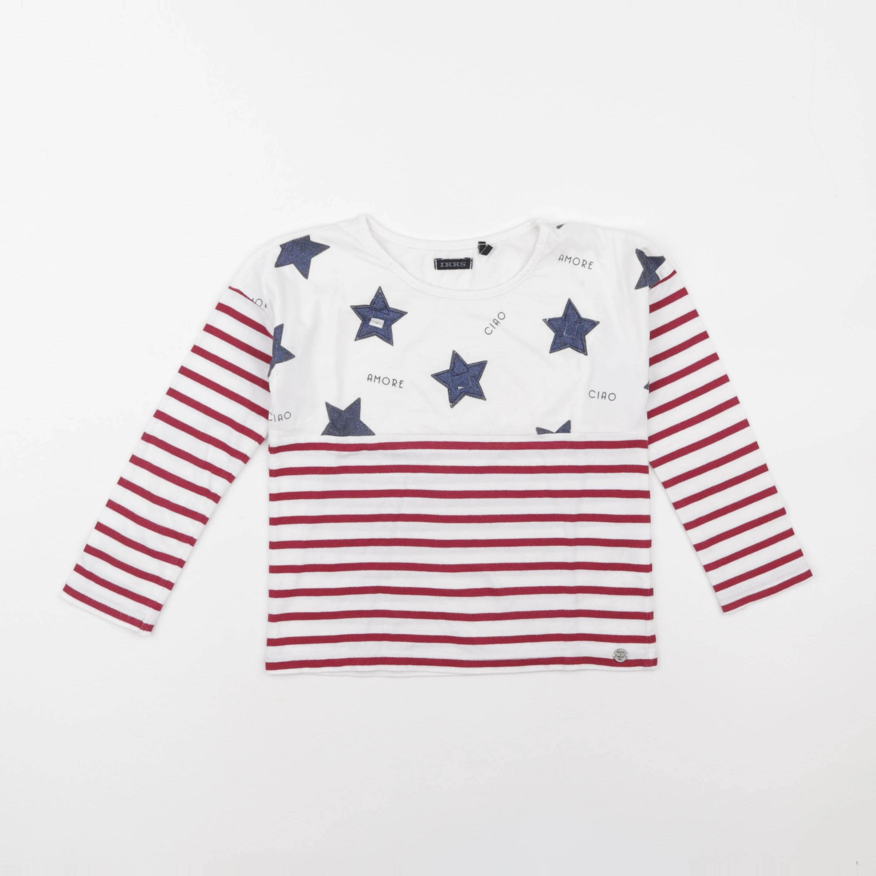 IKKS - tee-shirt rouge - 4 ans