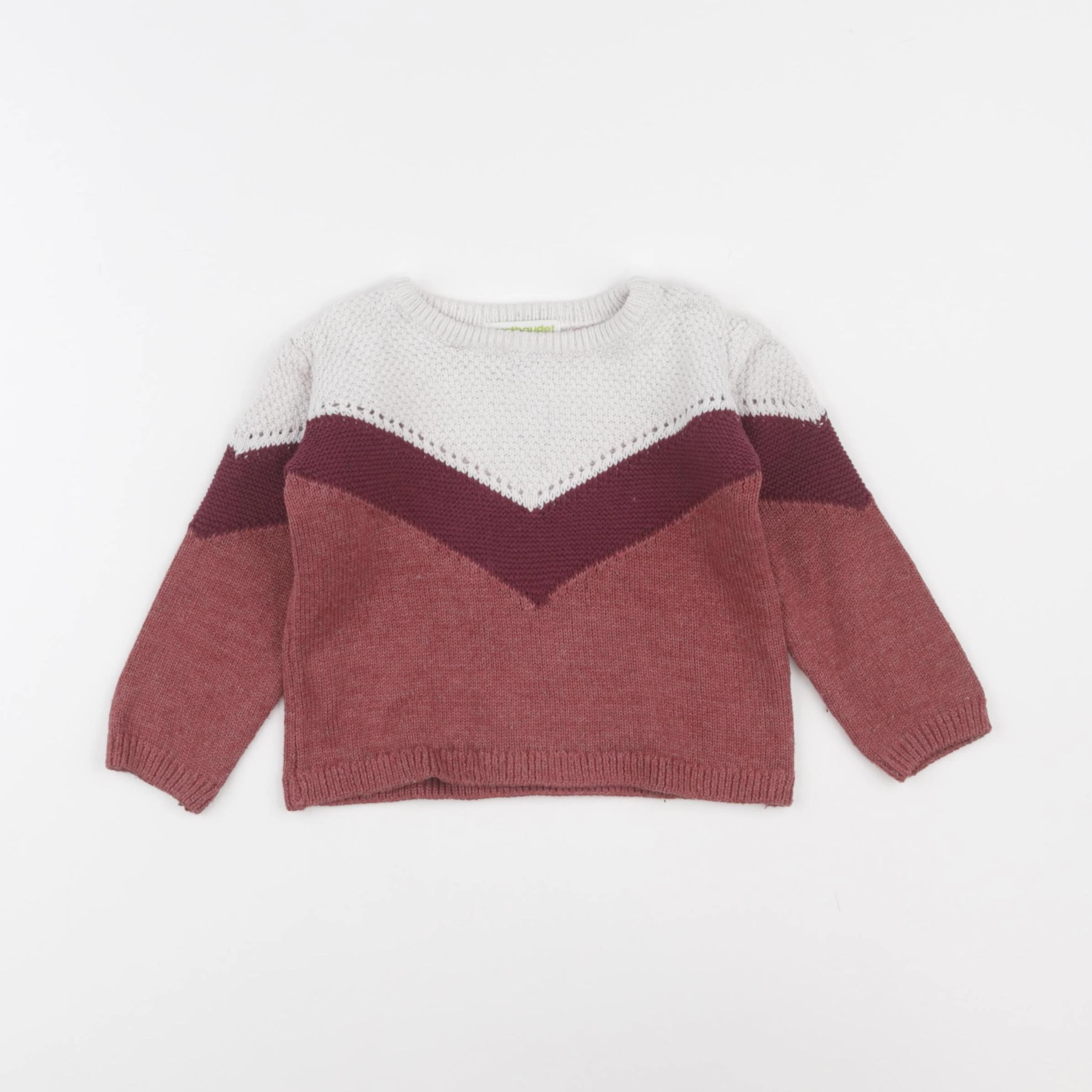 Vertbaudet - pull rose - 2 ans
