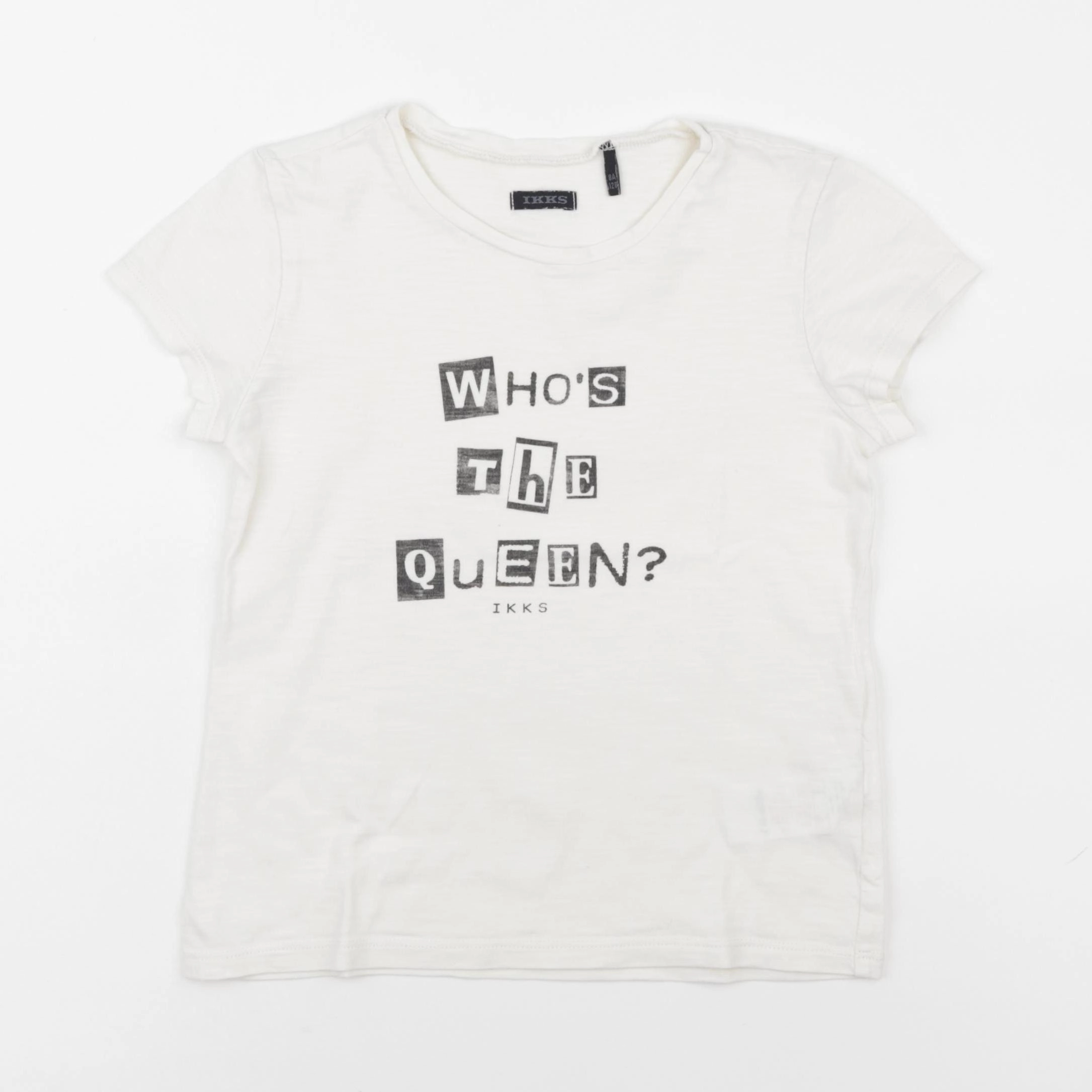 IKKS - tee-shirt beige - 8 ans