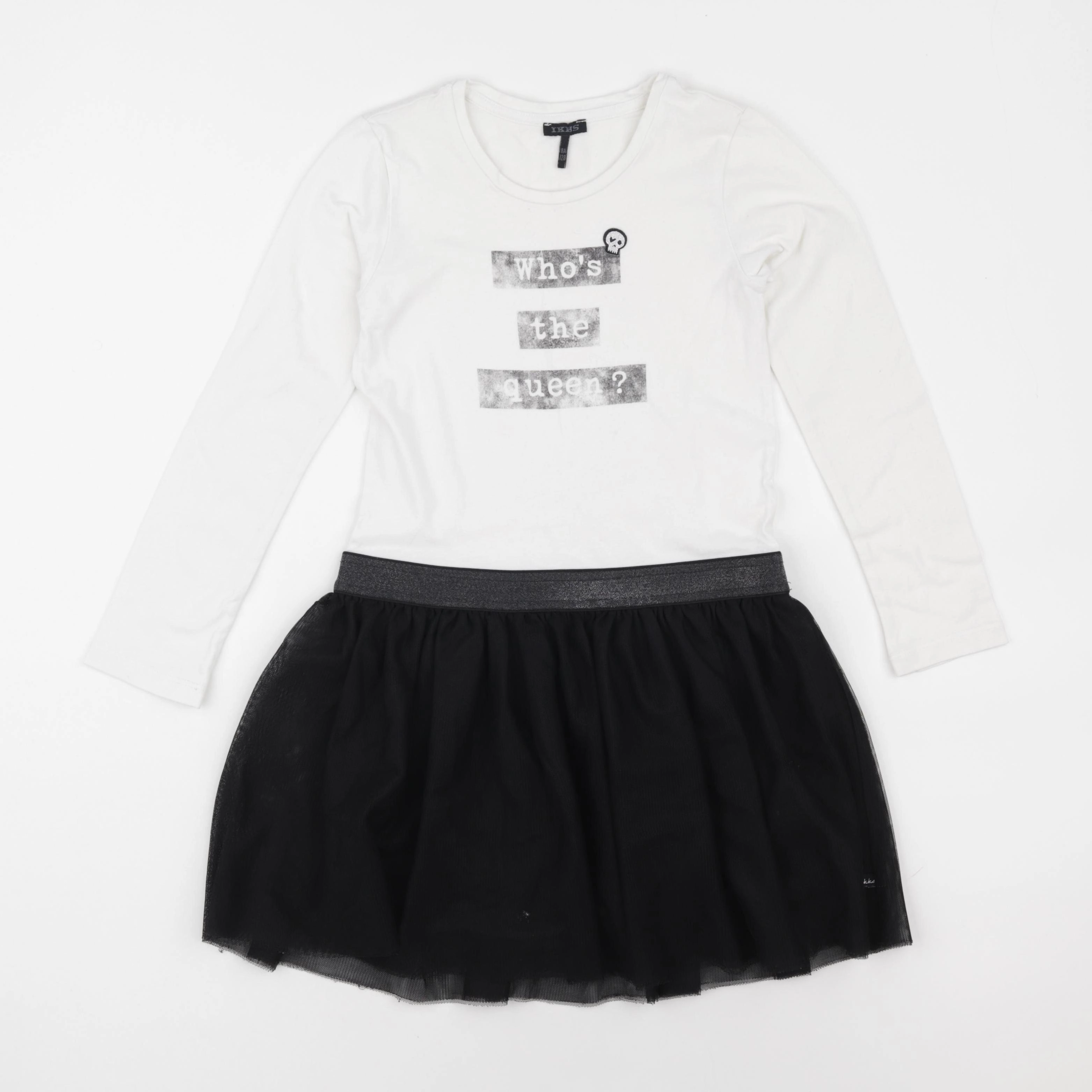 IKKS - robe noir - 8 ans