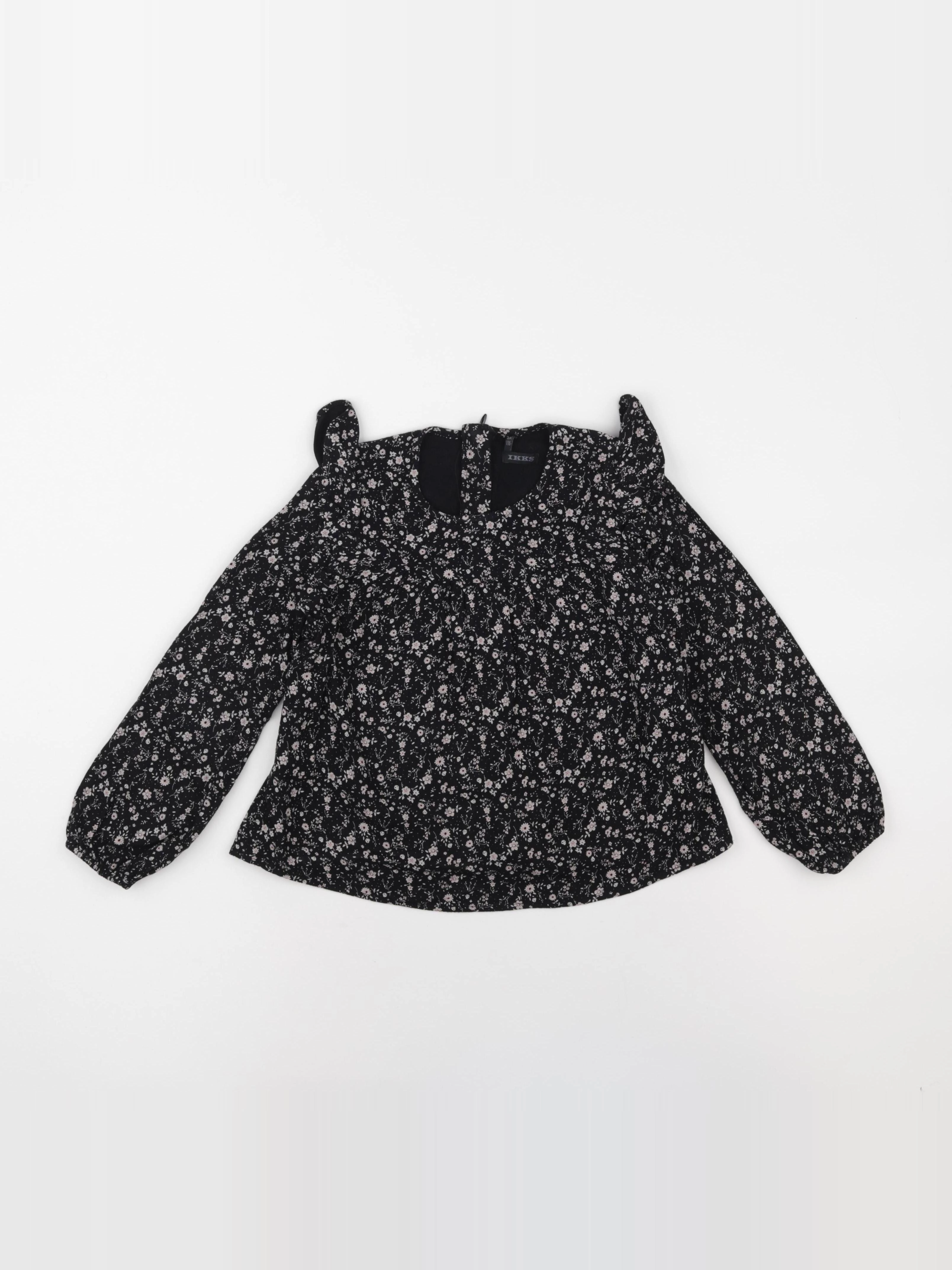 IKKS - blouse noir - 6 ans