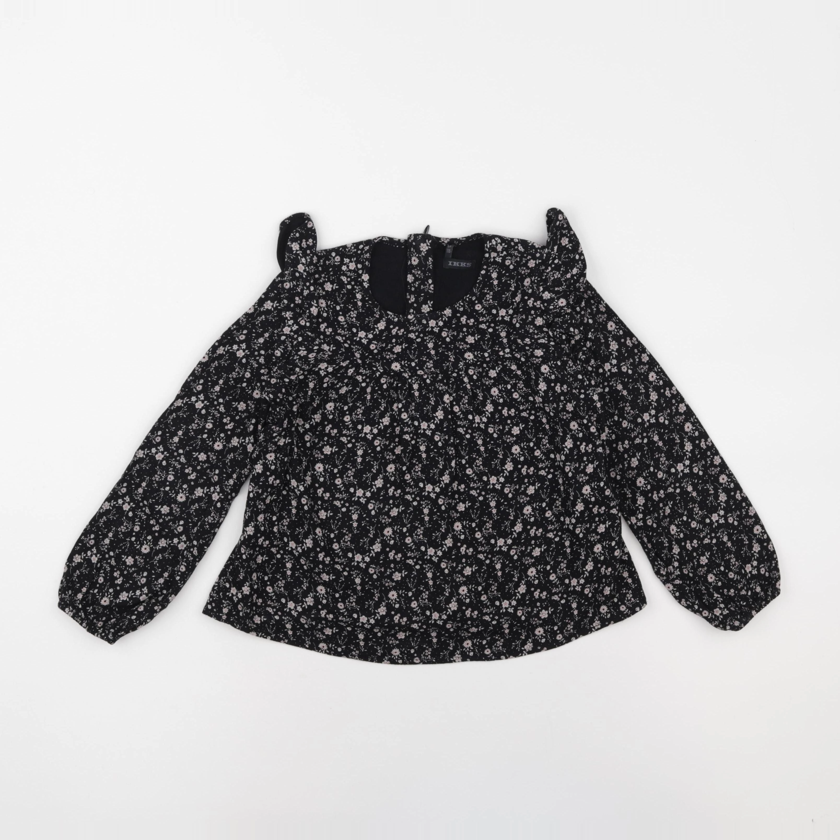 IKKS - blouse noir - 6 ans