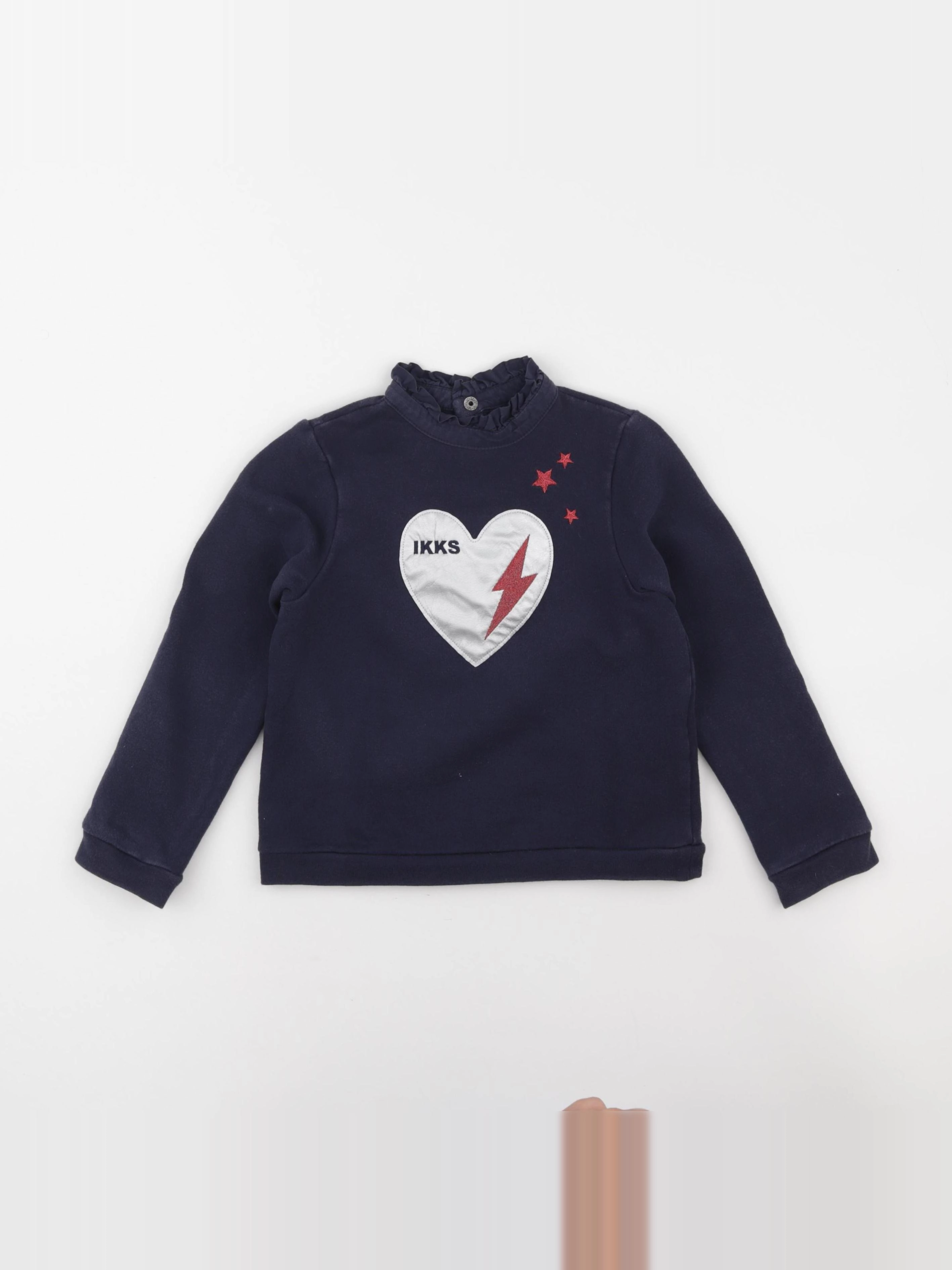 IKKS - sweat bleu - 5 ans
