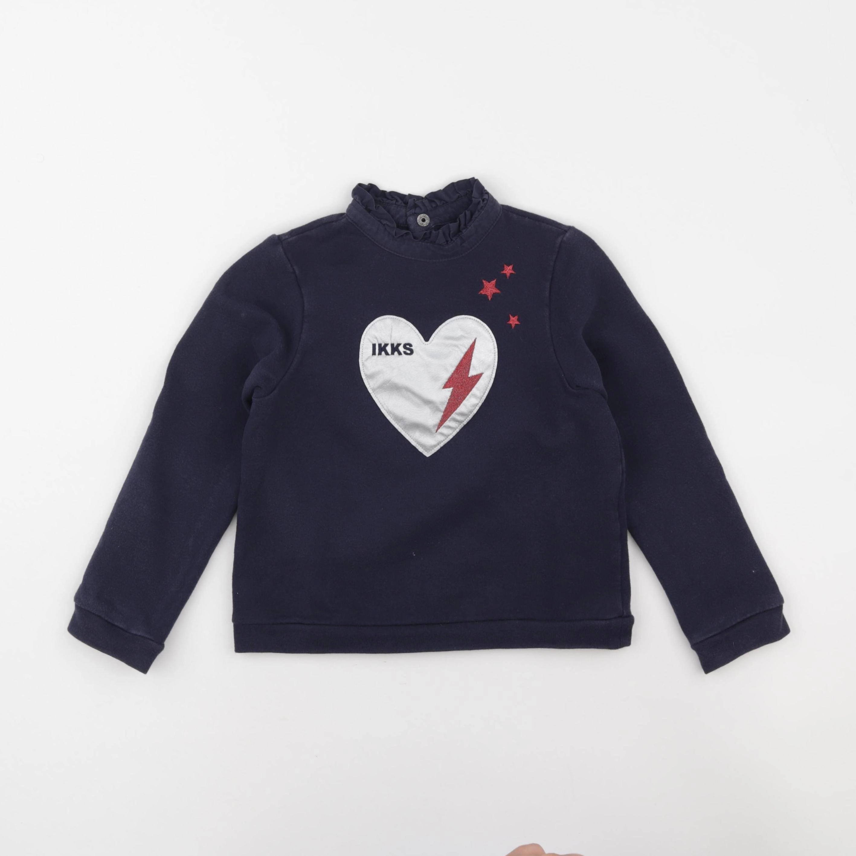 IKKS - sweat bleu - 5 ans