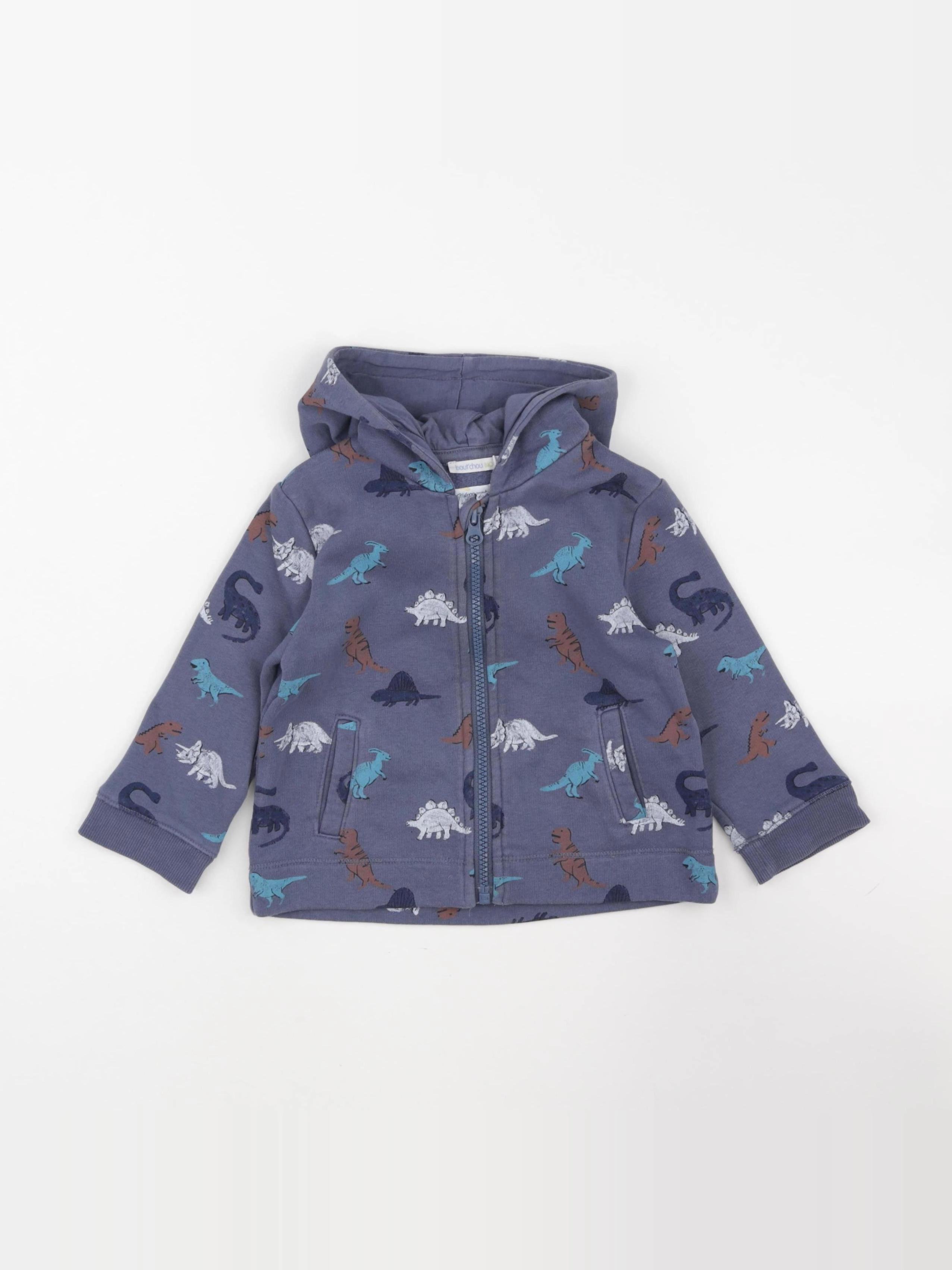 Boutchou - sweat bleu - 18 mois