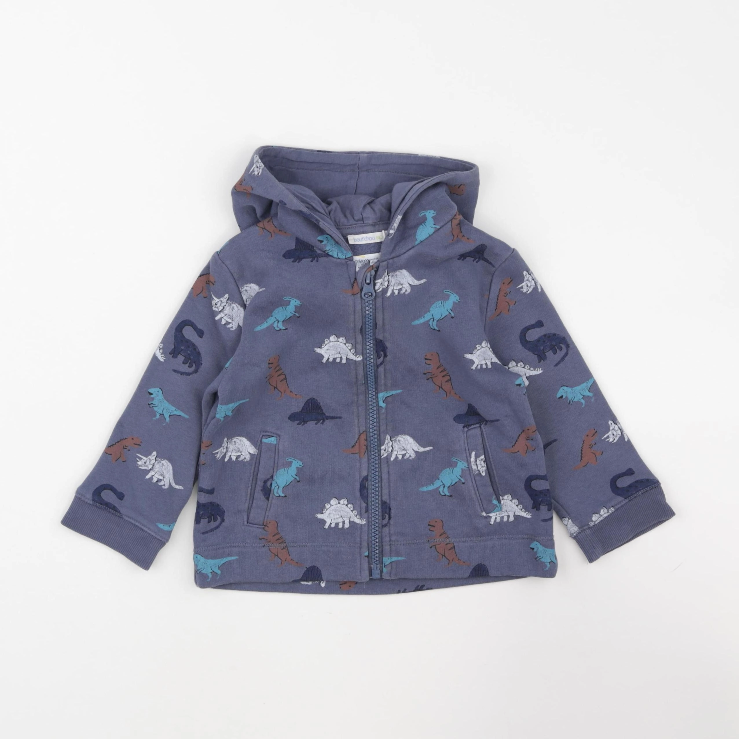 Boutchou - sweat bleu - 18 mois