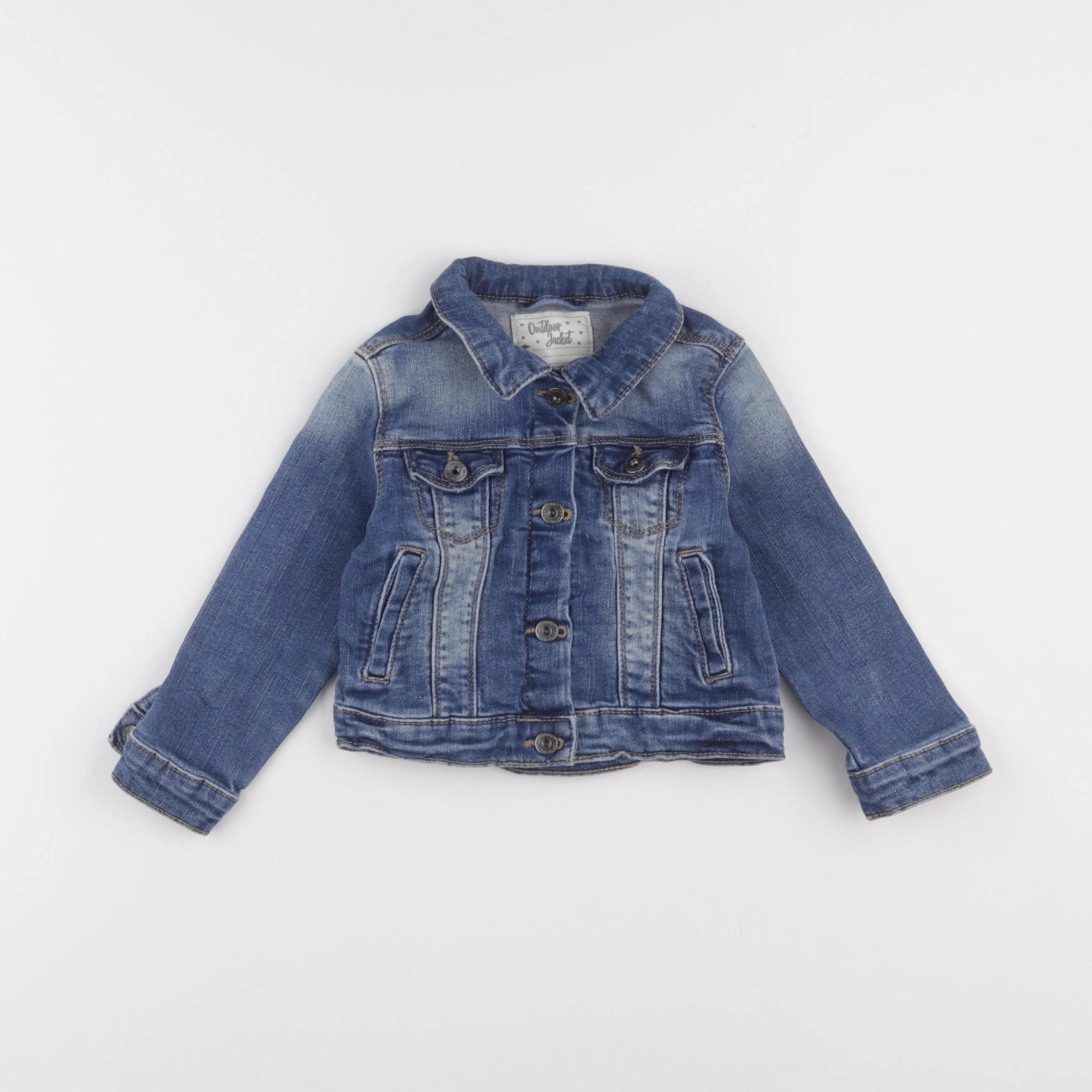 Vertbaudet - veste bleu - 2 ans