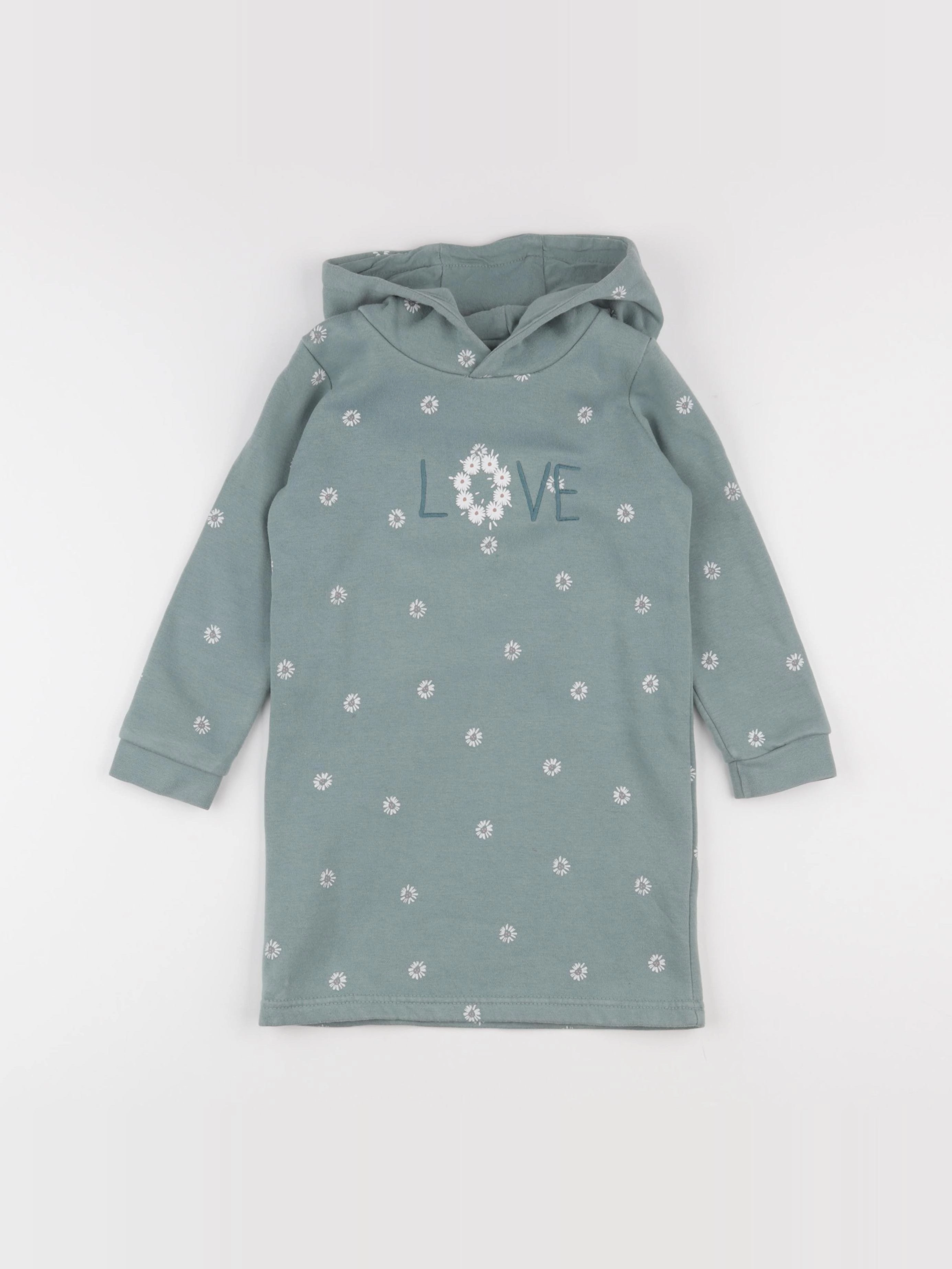 Vertbaudet - robe vert - 4 ans