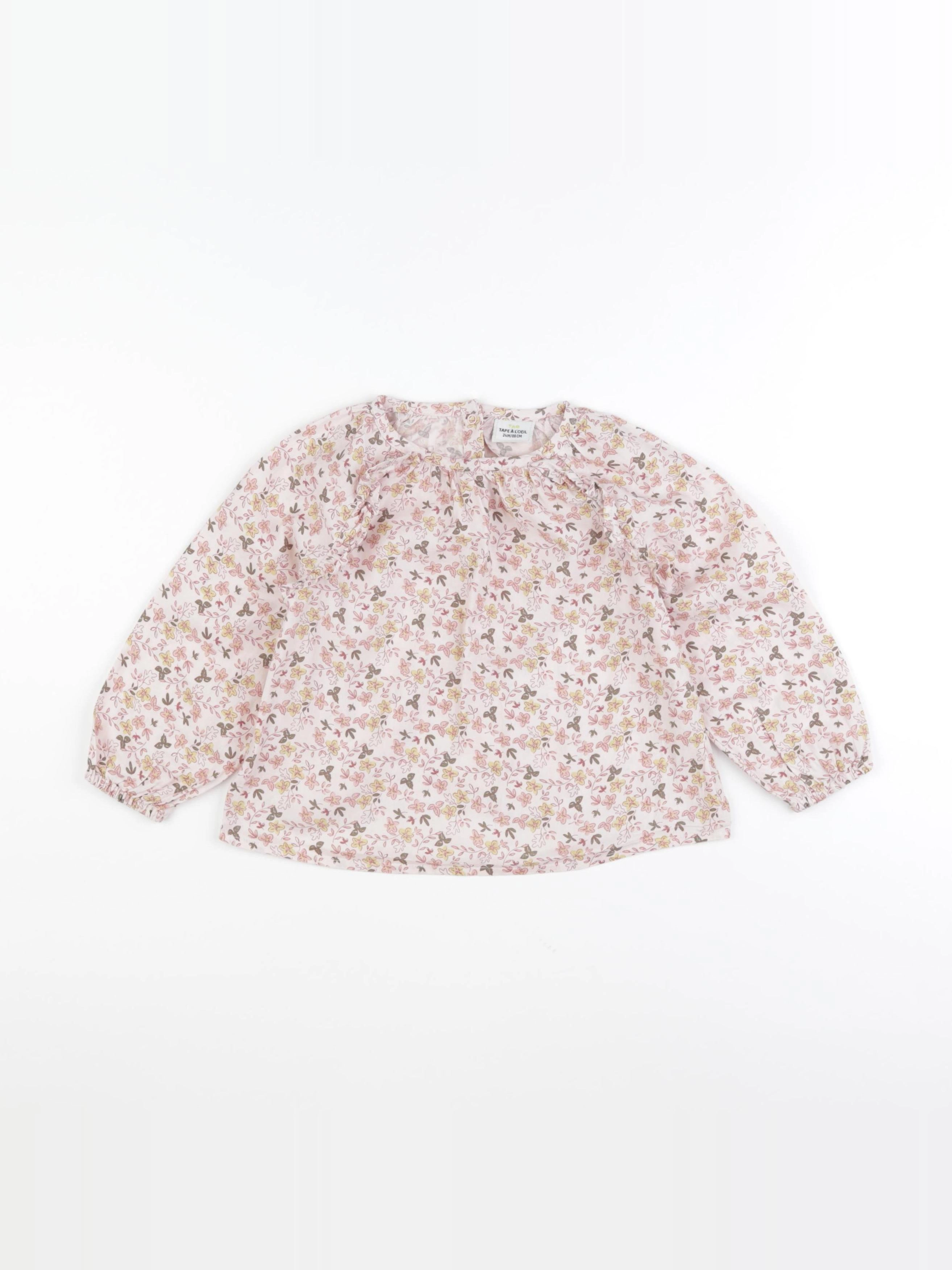 Tape à l'oeil - blouse rose - 24 mois
