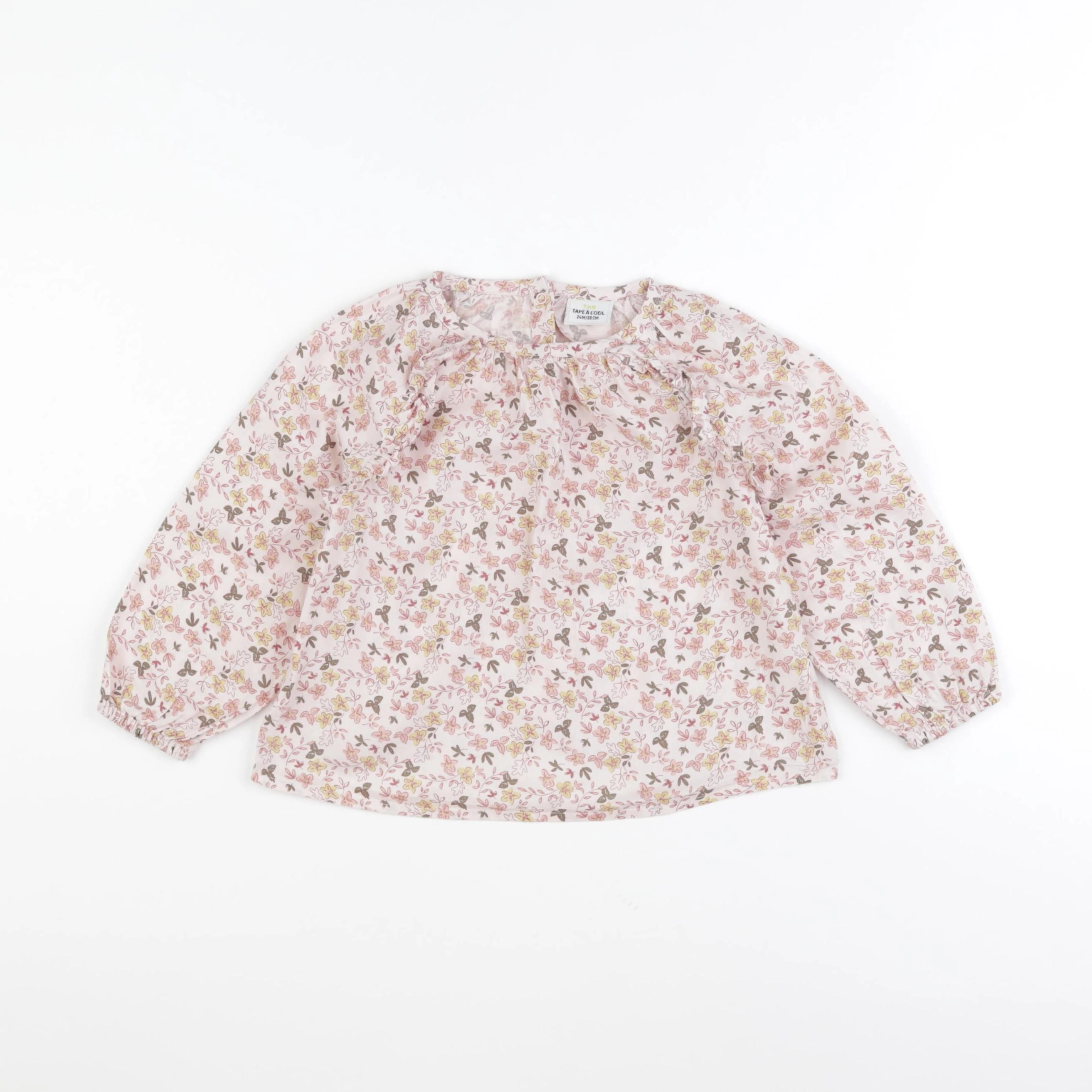 Tape à l'oeil - blouse rose - 24 mois