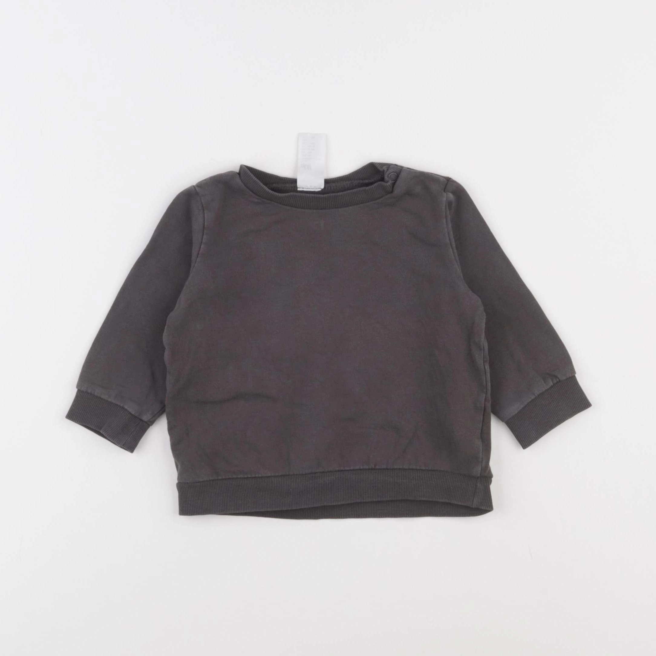 H&M - sweat gris - 9 mois