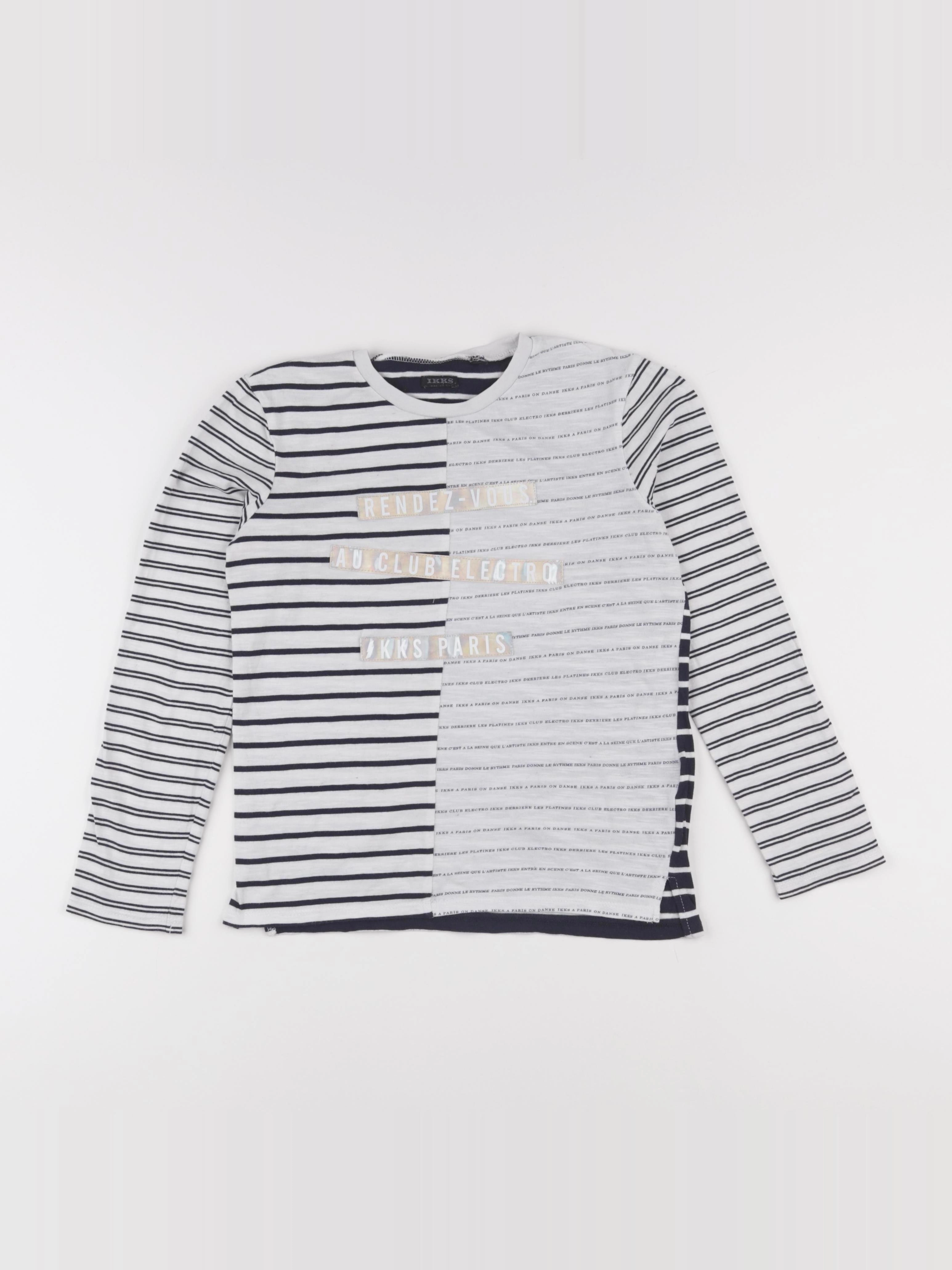 IKKS - tee-shirt blanc - 10 ans