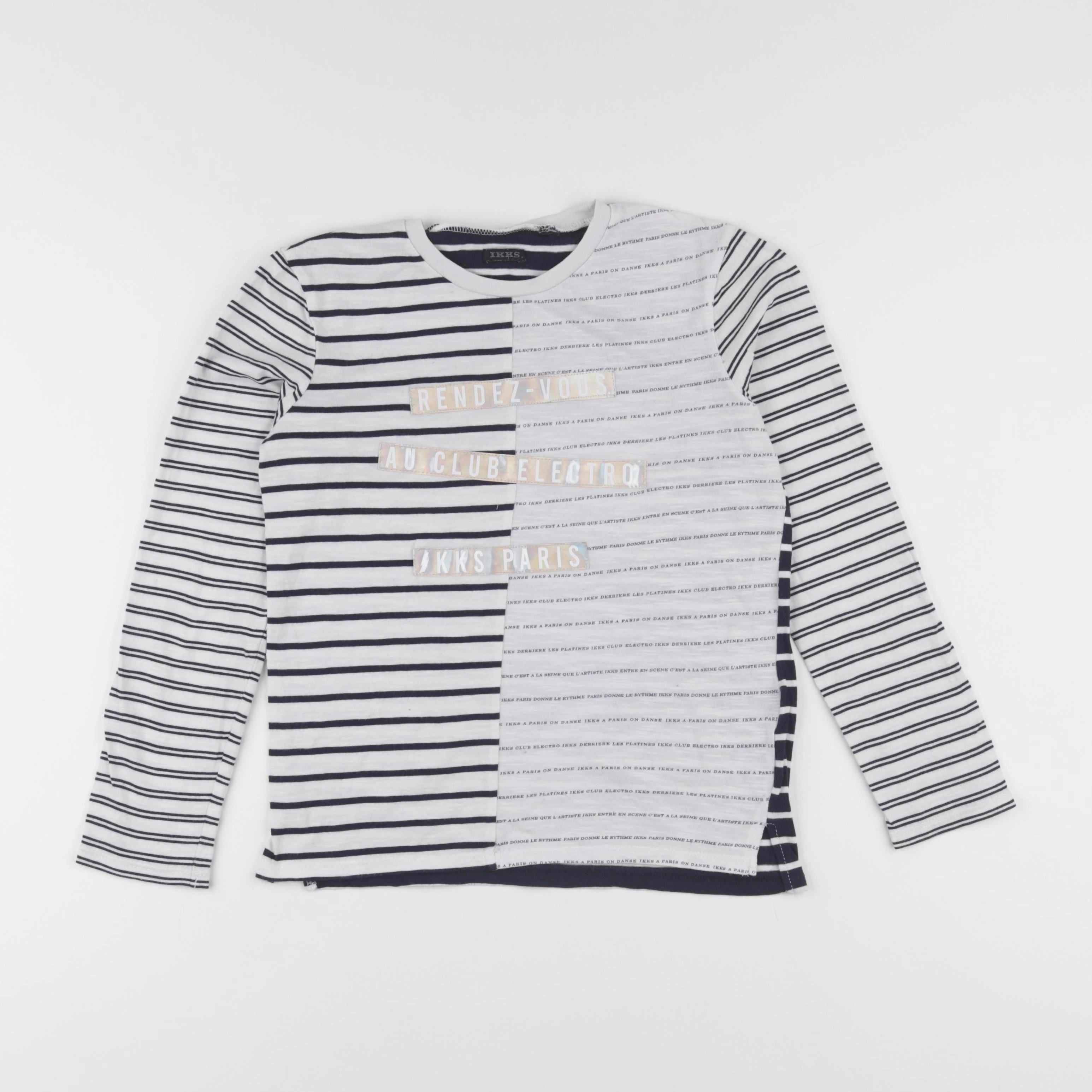 IKKS - tee-shirt blanc - 10 ans