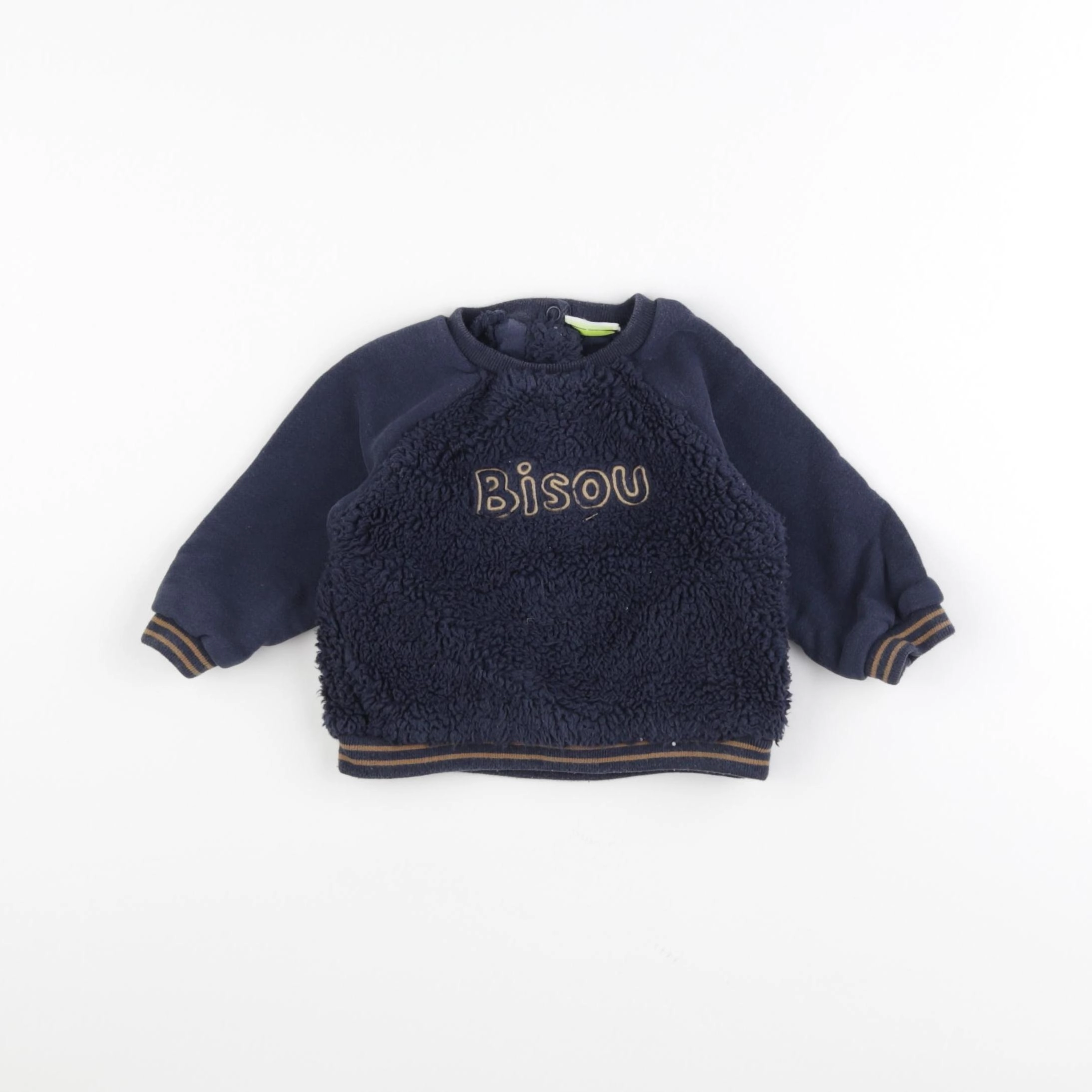Tape à l'oeil - sweat bleu - 6 mois