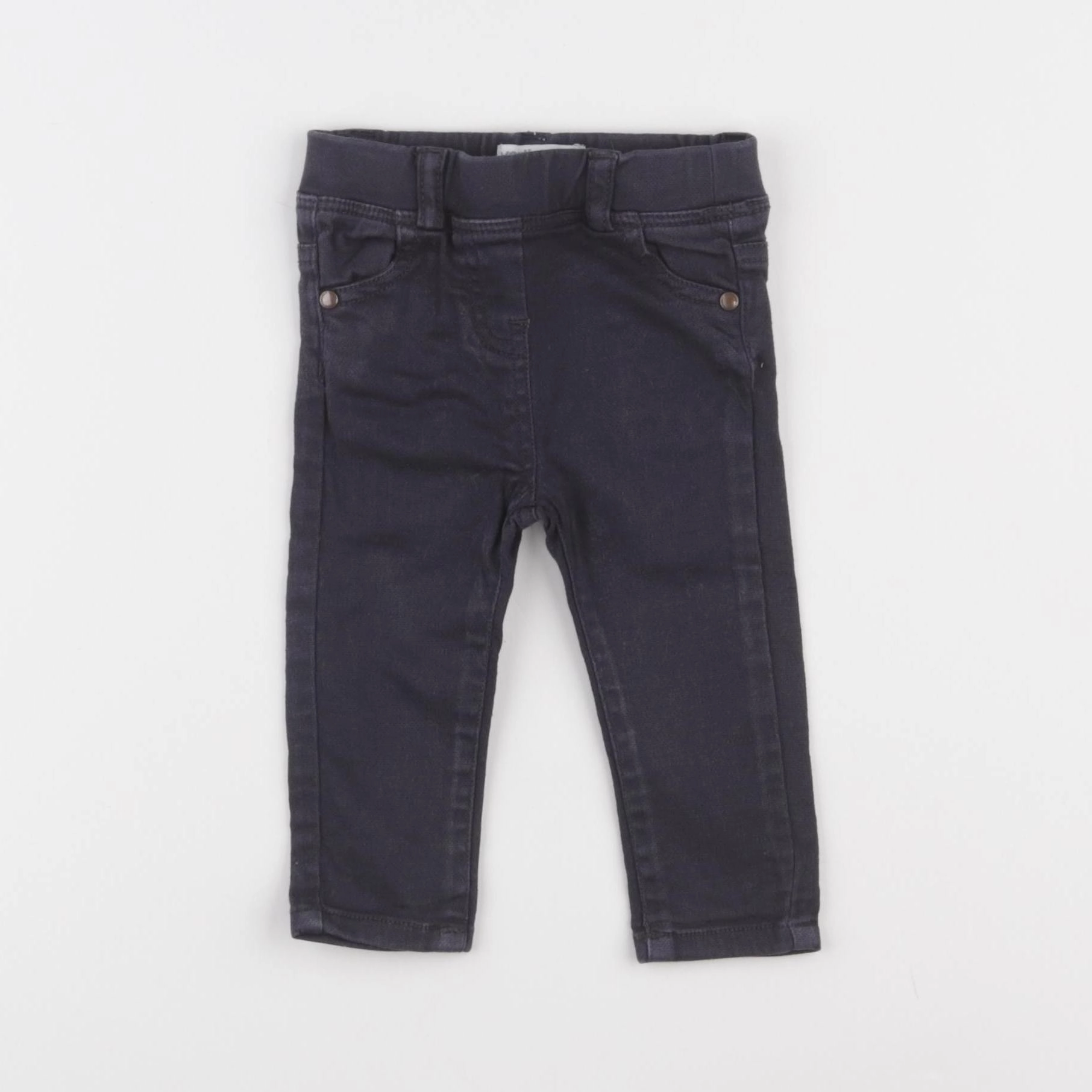 Vertbaudet - jegging bleu - 6 mois