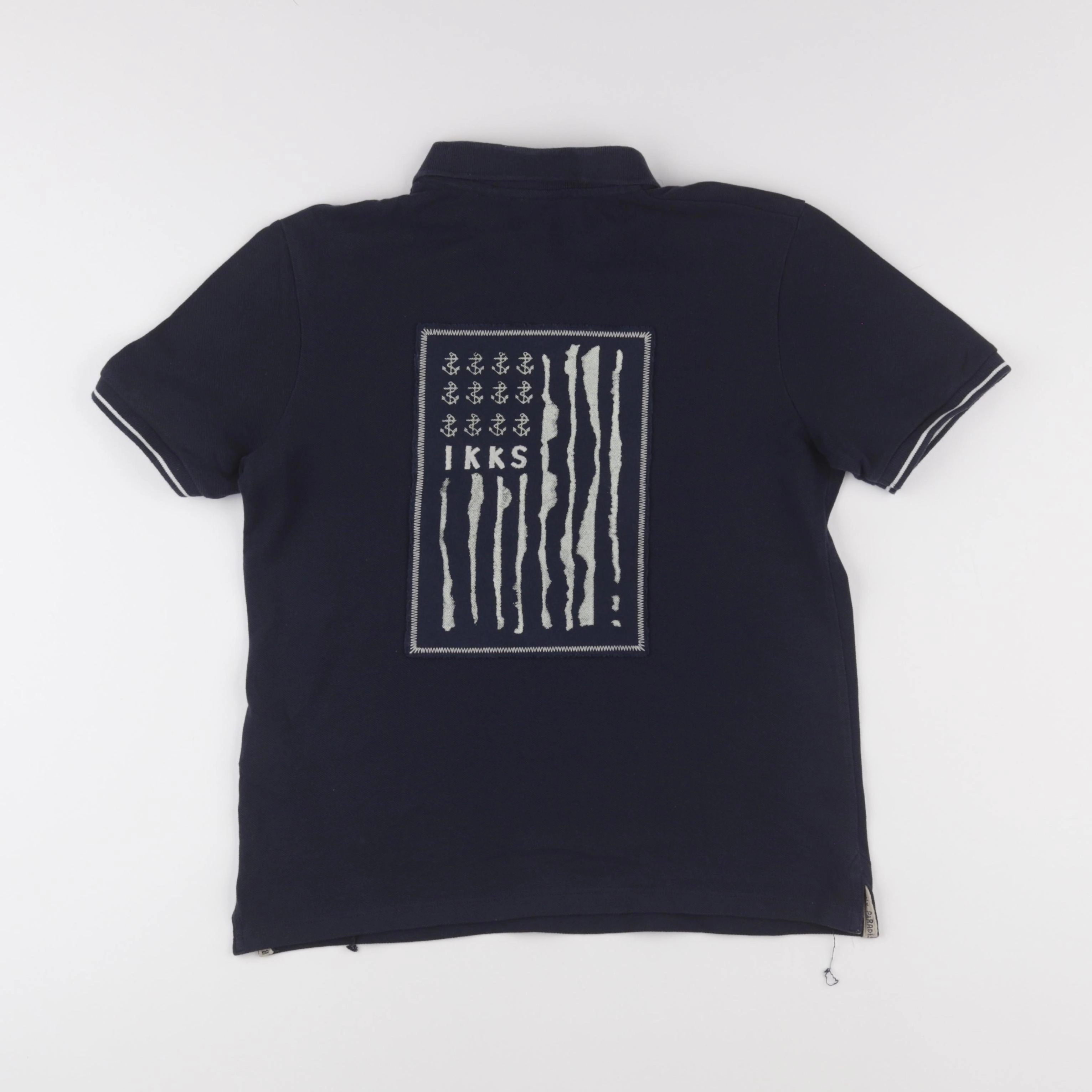 IKKS - polo imprimé au dos bleu - 12 ans