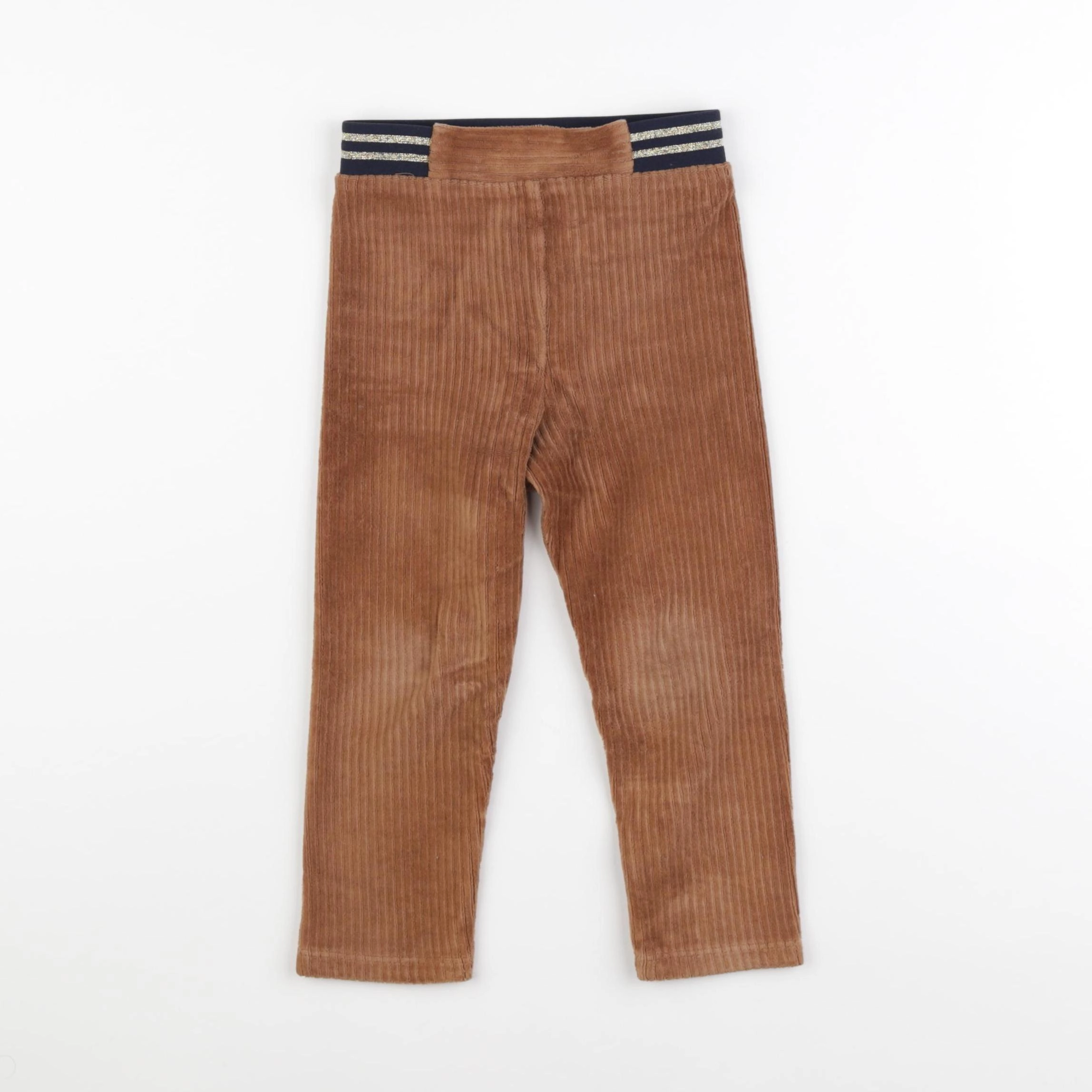 Vertbaudet - pantalon marron - 3 ans