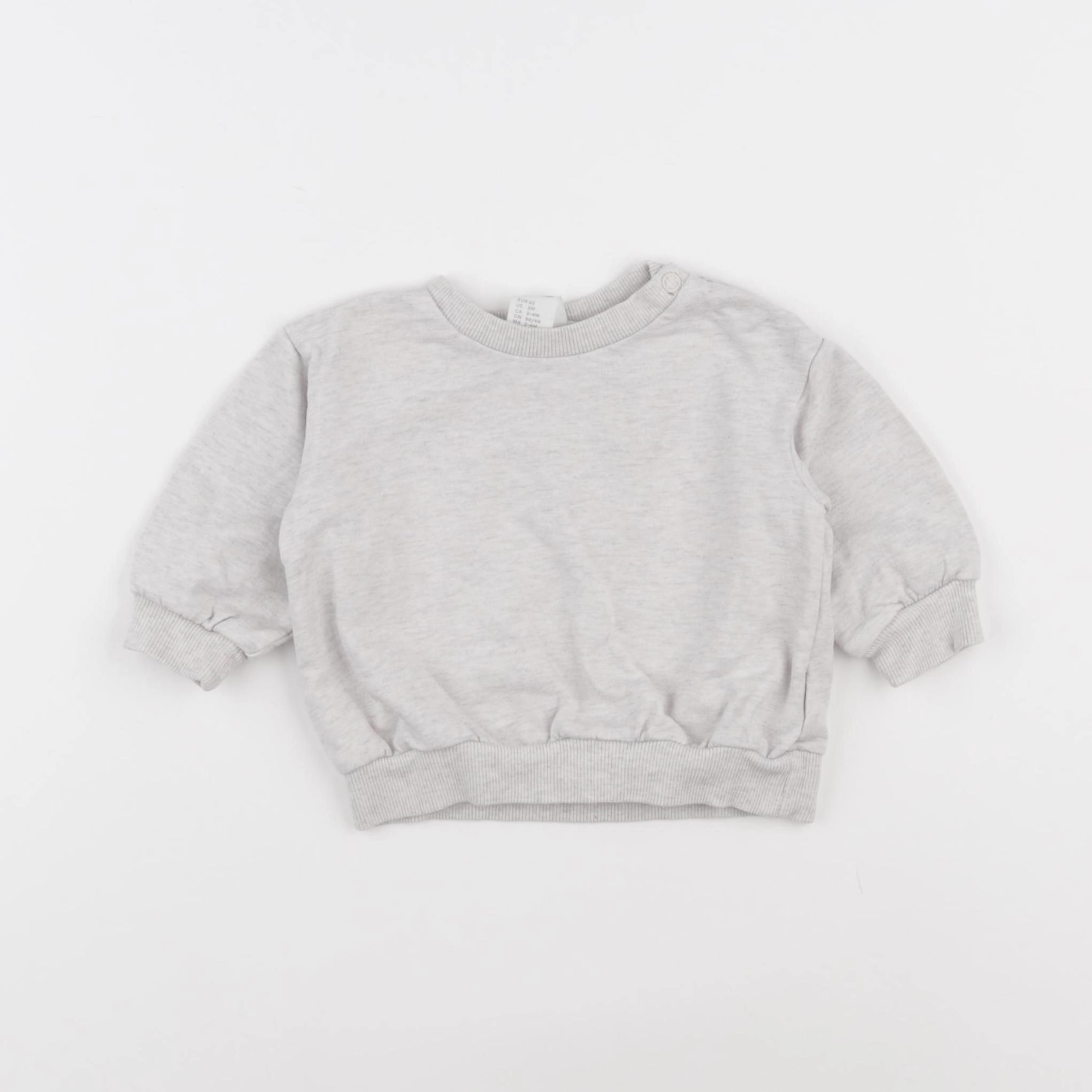 H&M - sweat gris - 3 mois