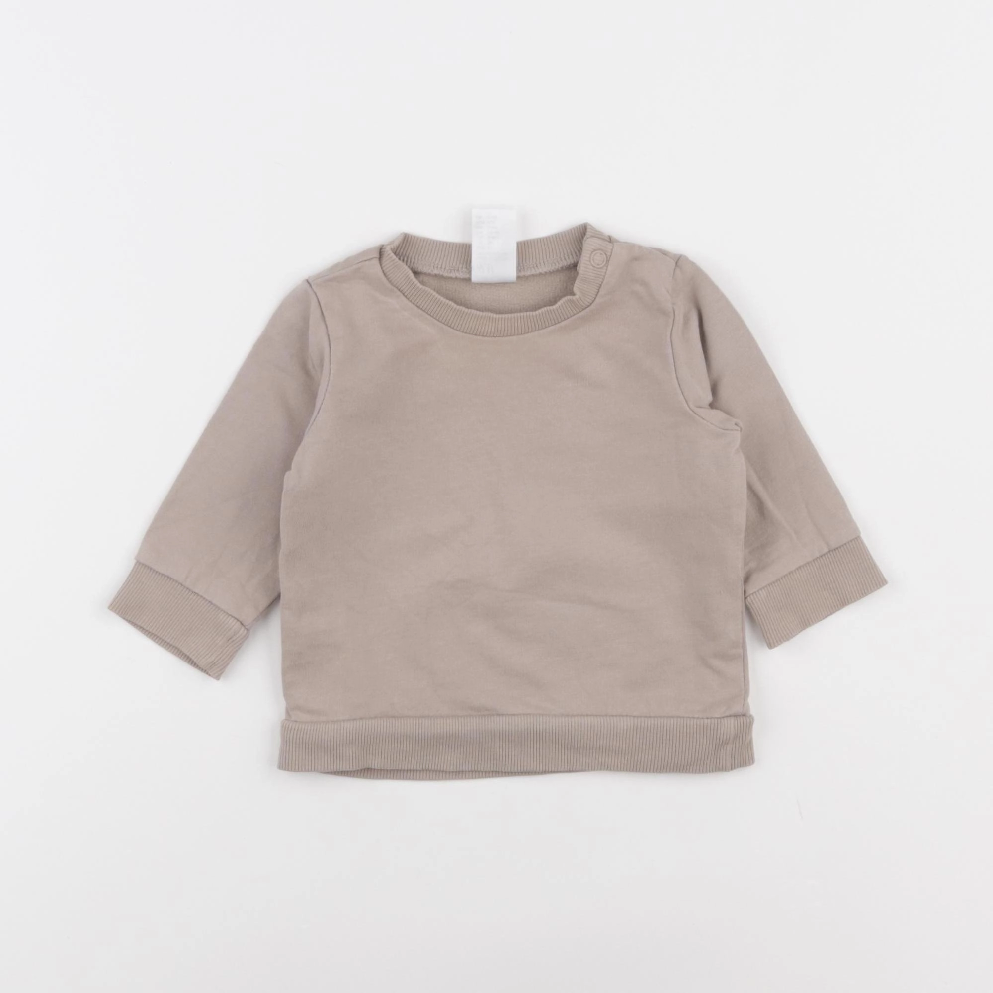 H&M - sweat marron - 3 mois