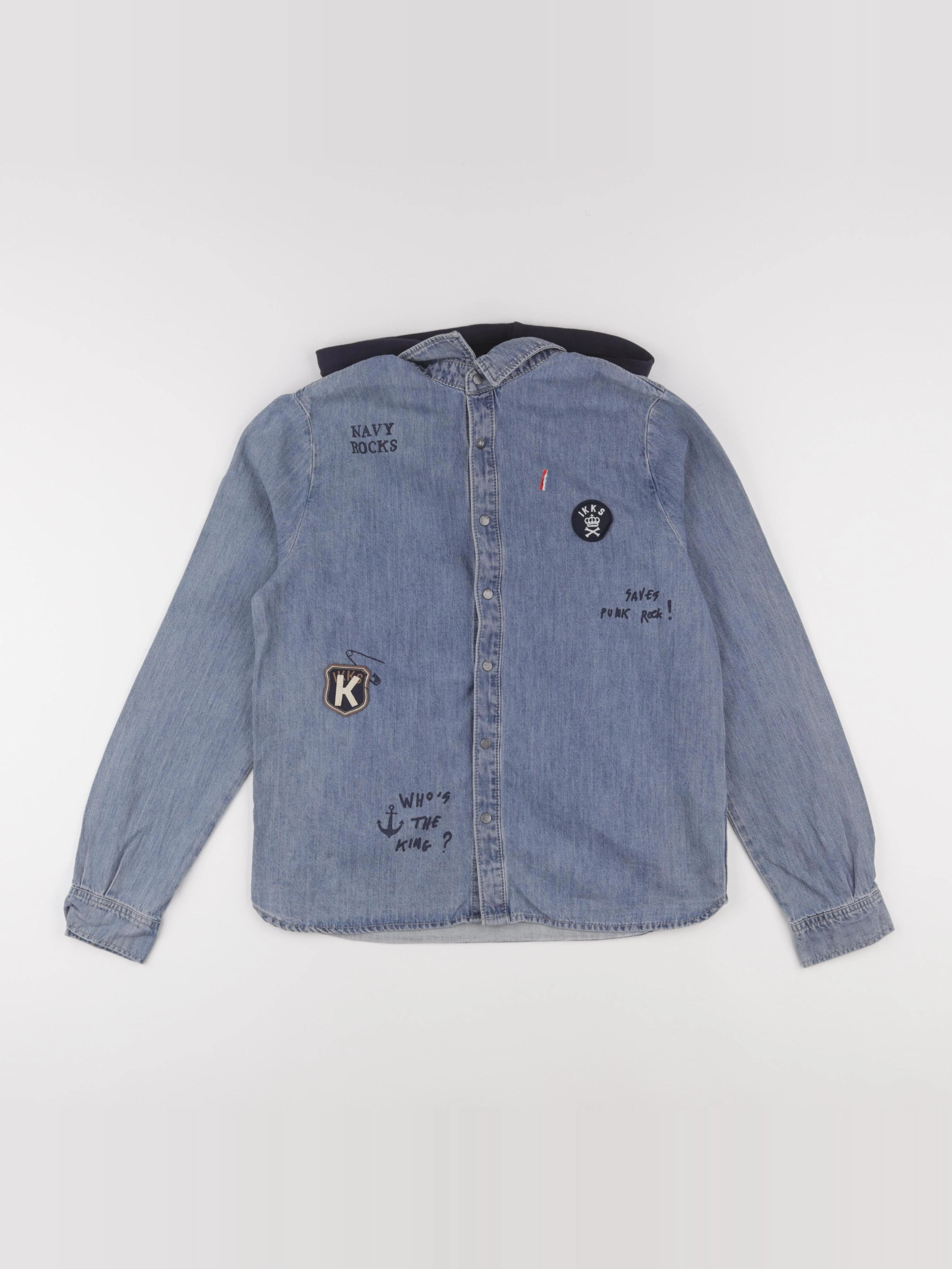 IKKS - chemise bleu - 12 ans