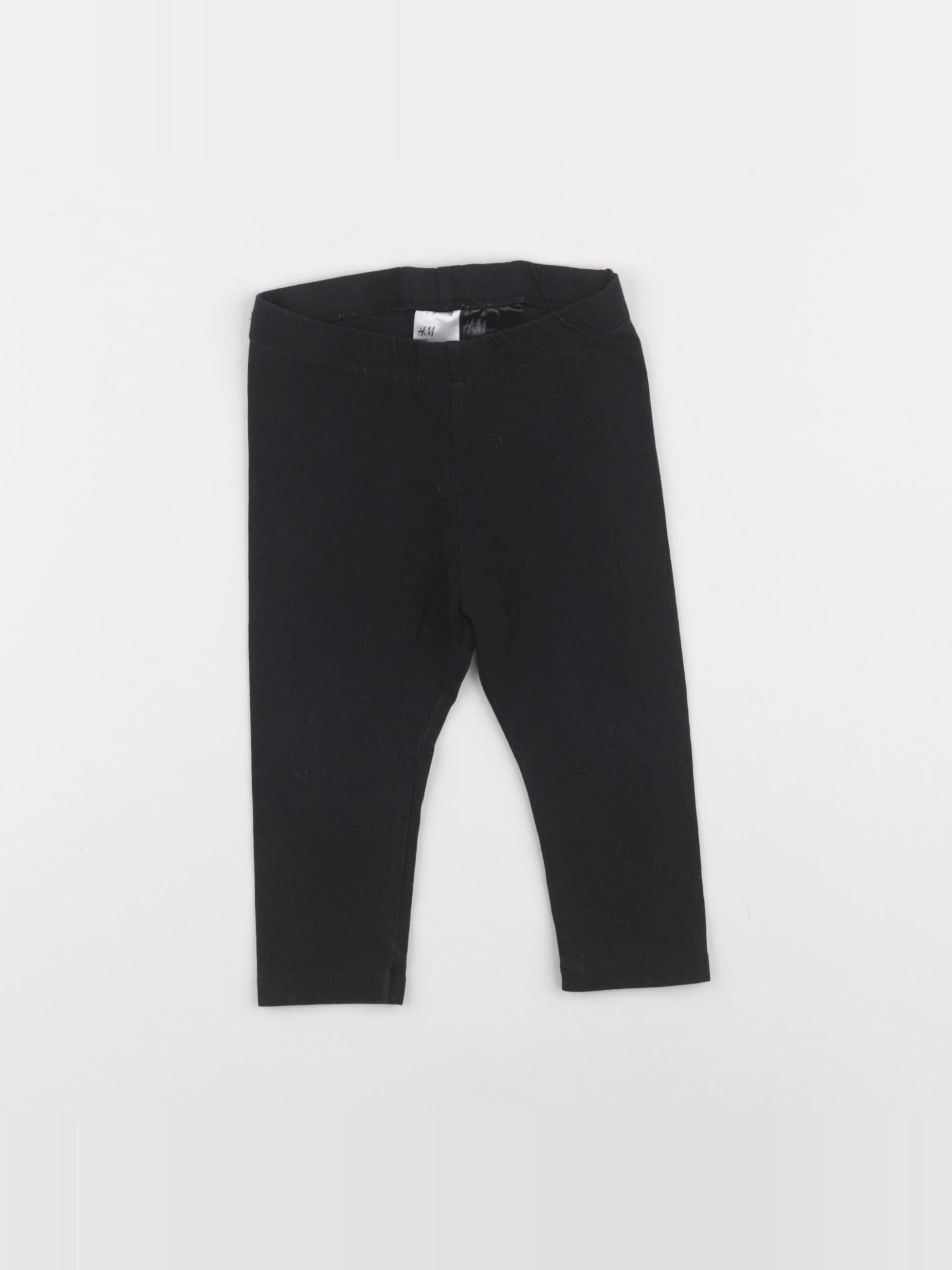 H&M - legging noir - 9 mois